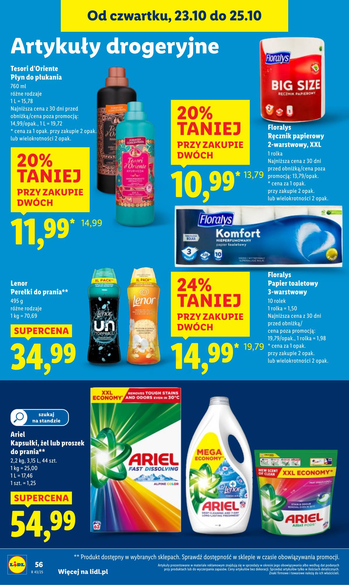 Lidl Lenkija - OFERTA WAŻNA OD 23.10 DO 25.10 60 puslapis
