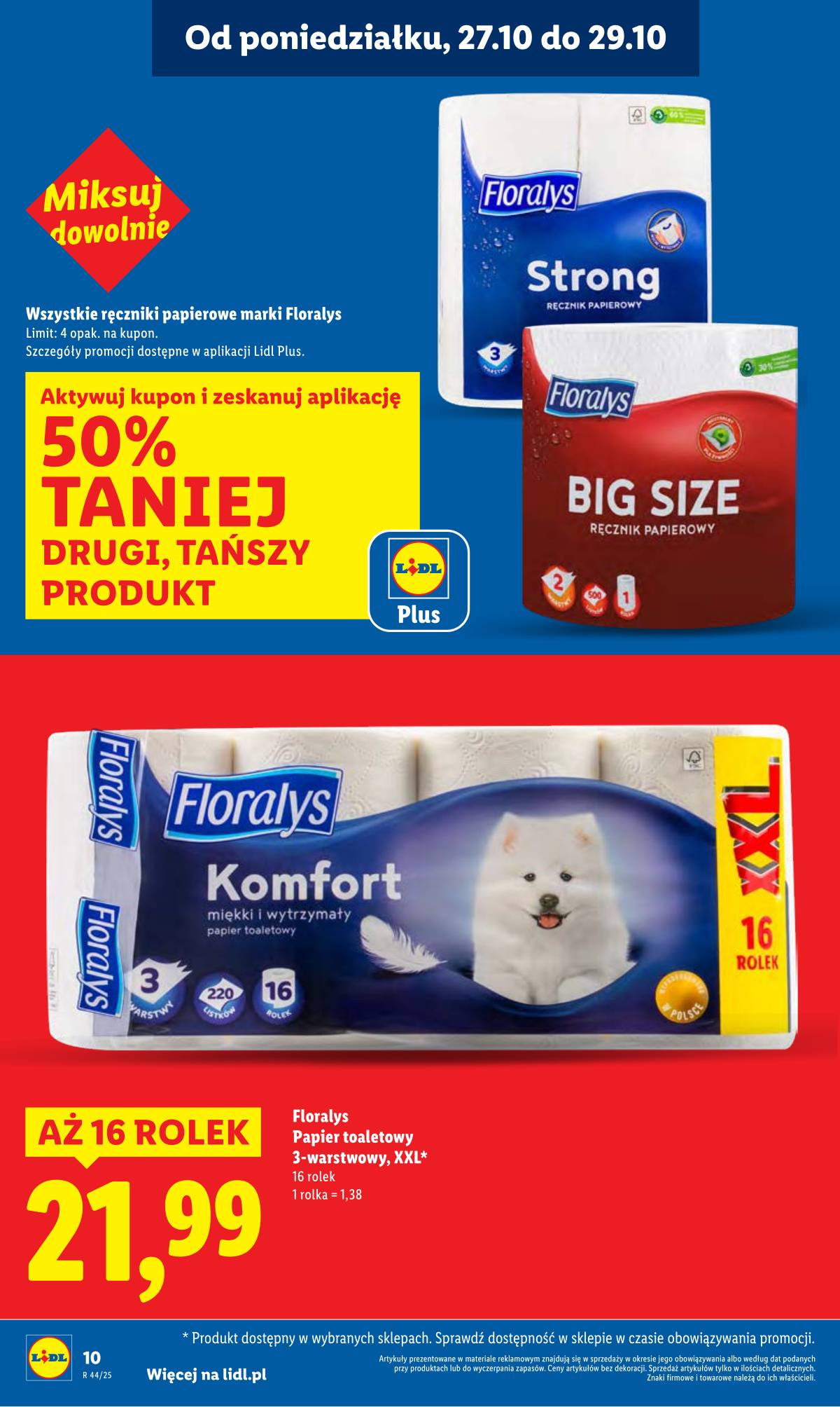 Lidl Lenkija - OFERTA WAŻNA OD 27.10 DO 29.10 10 puslapis