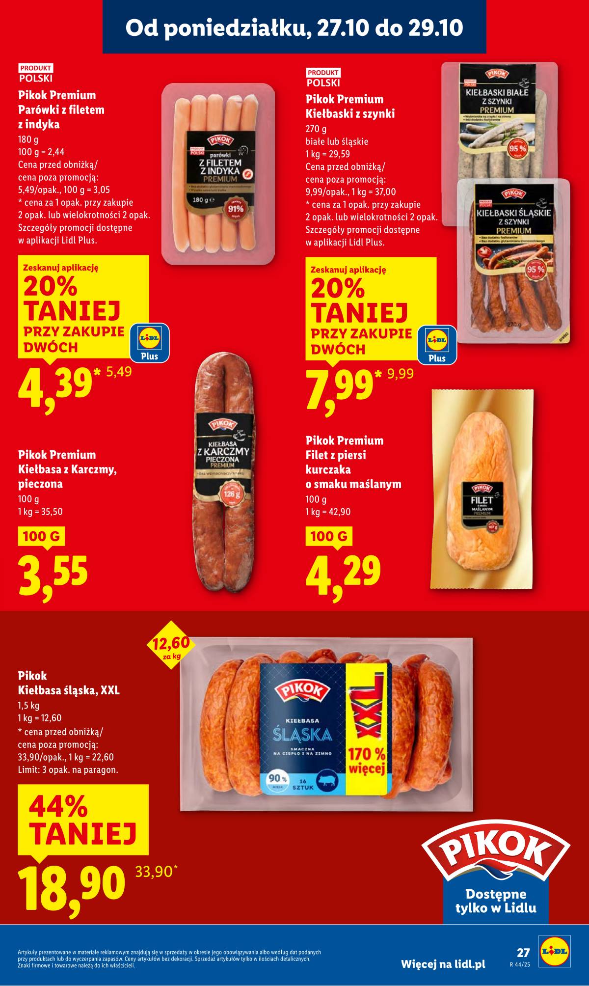 Lidl Lenkija - OFERTA WAŻNA OD 27.10 DO 29.10 31 puslapis