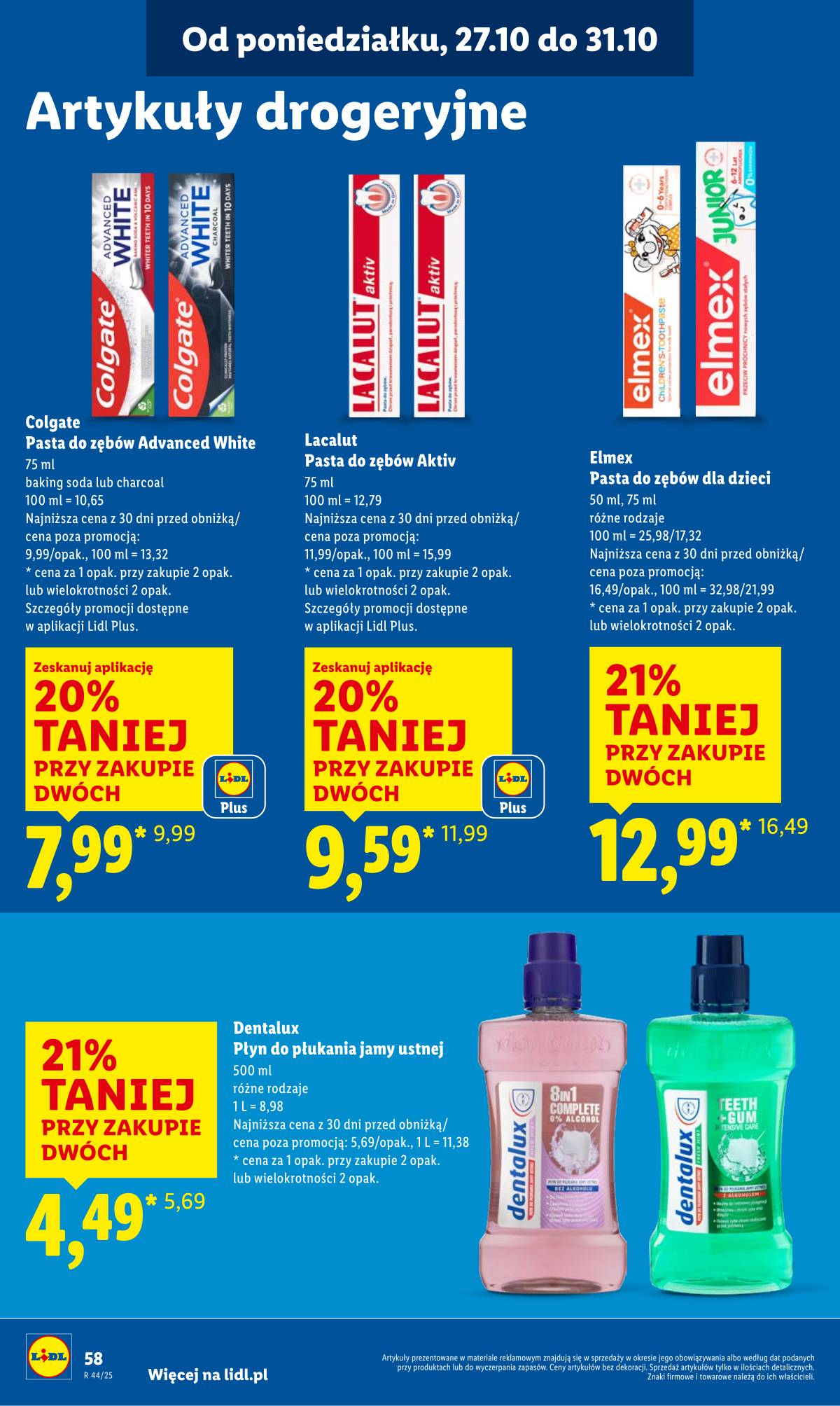 Lidl Lenkija - OFERTA WAŻNA OD 27.10 DO 29.10 62 puslapis