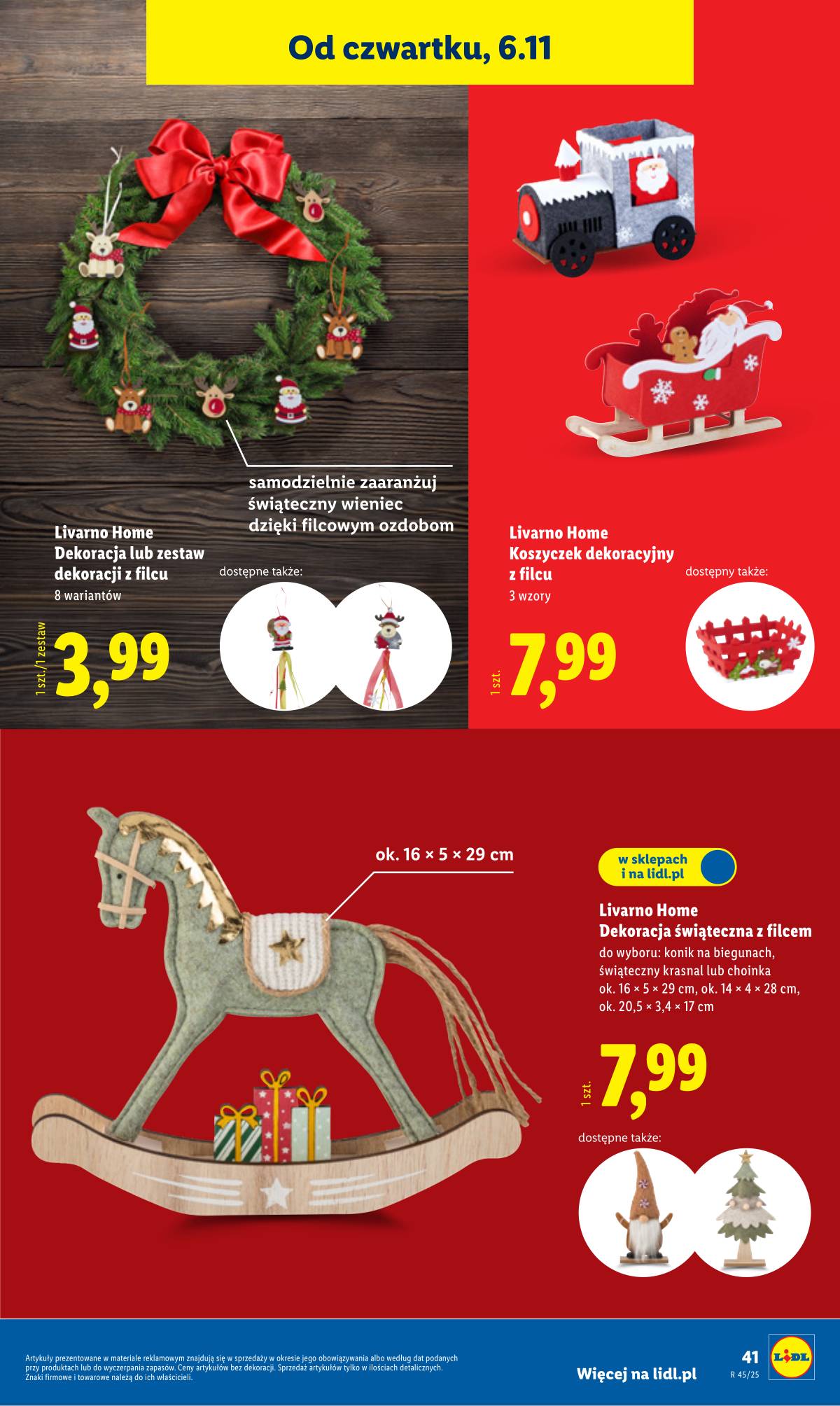 Lidl Lenkija - OFERTA WAŻNA OD 3.11 45 puslapis