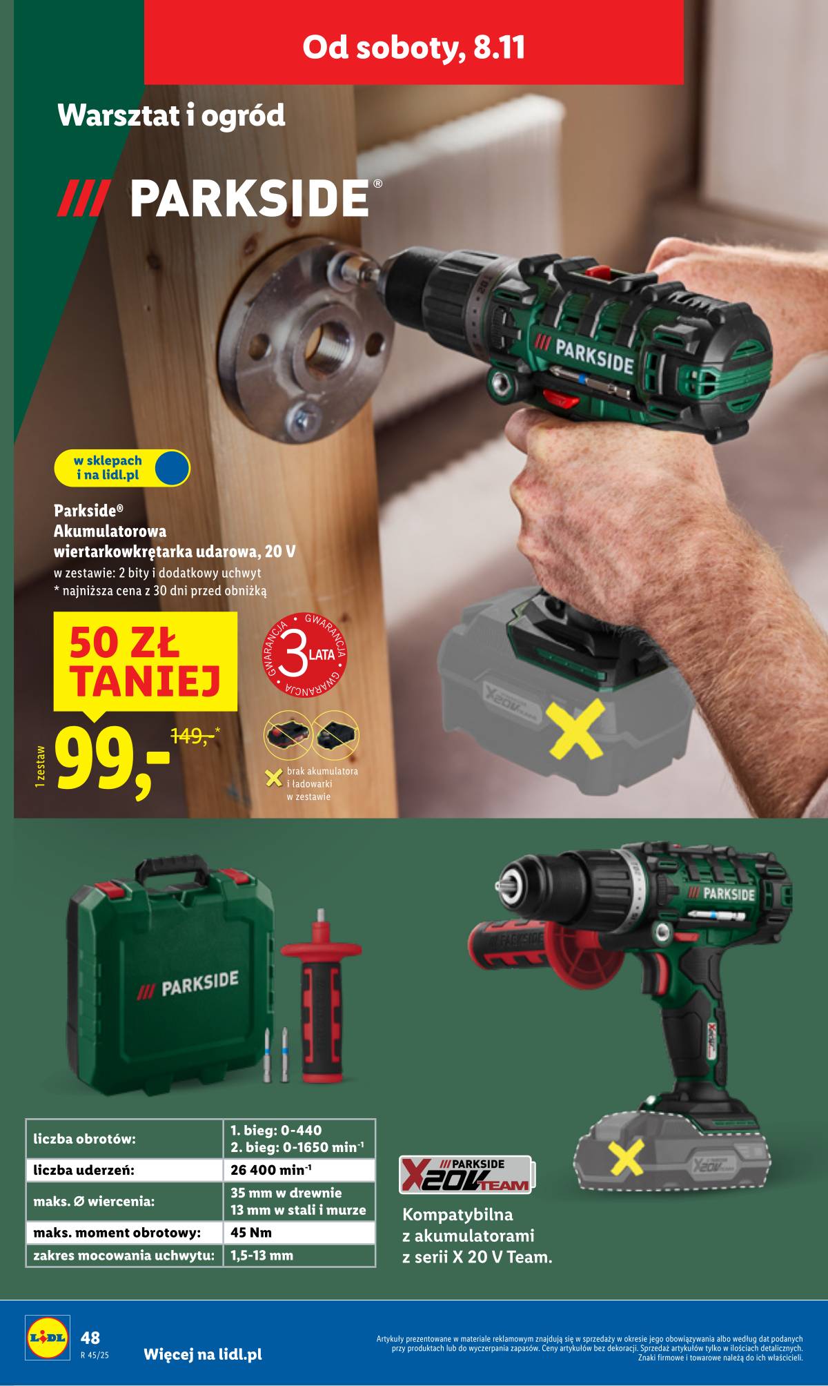 Lidl Lenkija - OFERTA WAŻNA OD 3.11 52 puslapis