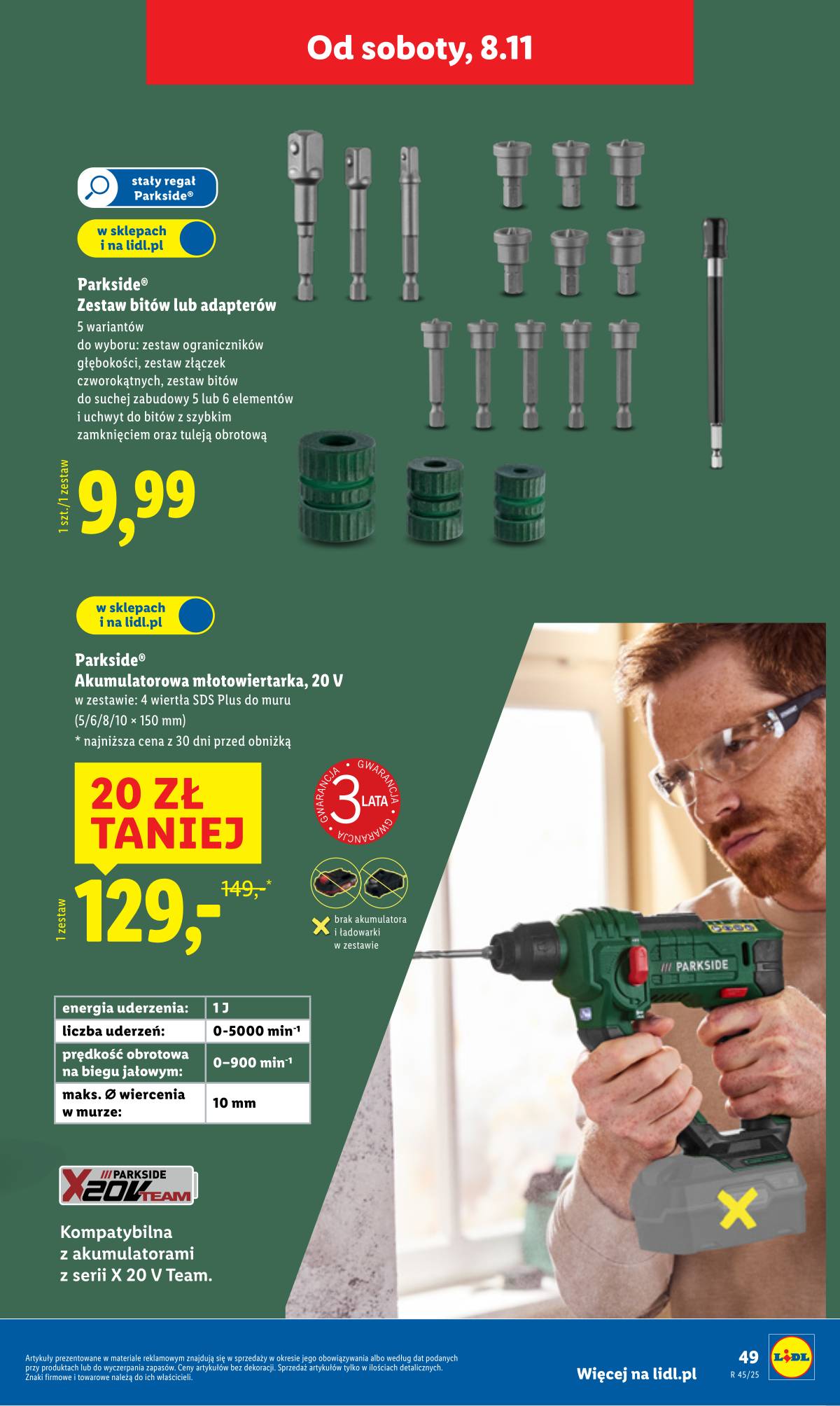 Lidl Lenkija - OFERTA WAŻNA OD 3.11 53 puslapis