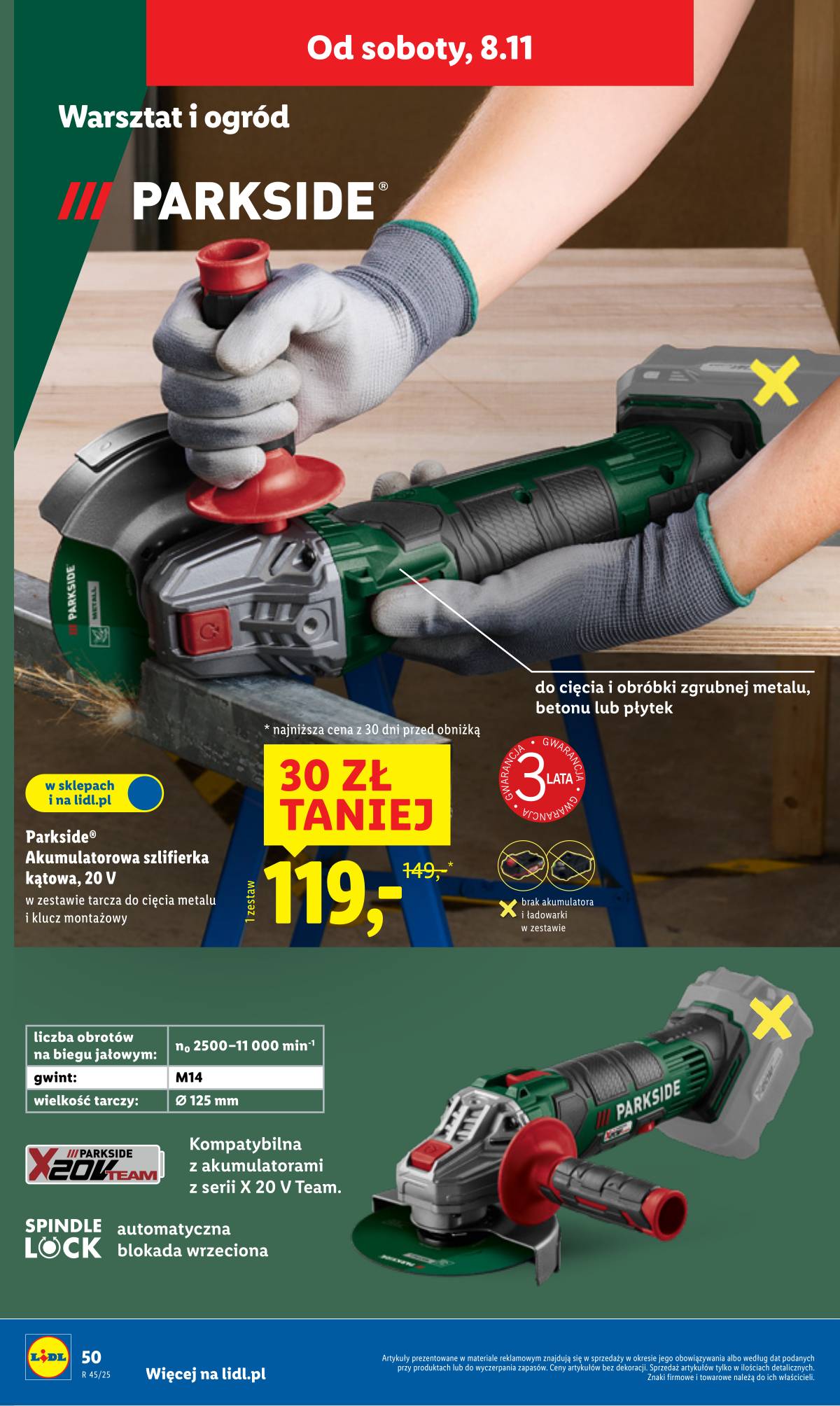 Lidl Lenkija - OFERTA WAŻNA OD 3.11 54 puslapis