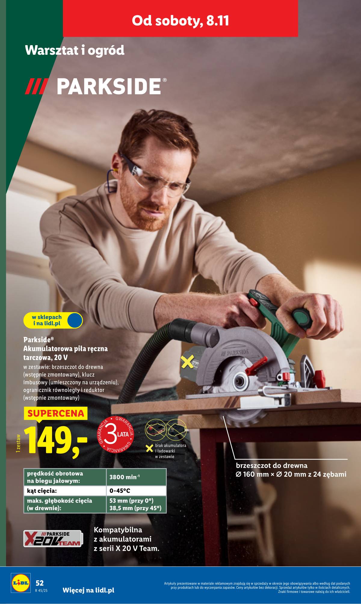 Lidl Lenkija - OFERTA WAŻNA OD 3.11 56 puslapis
