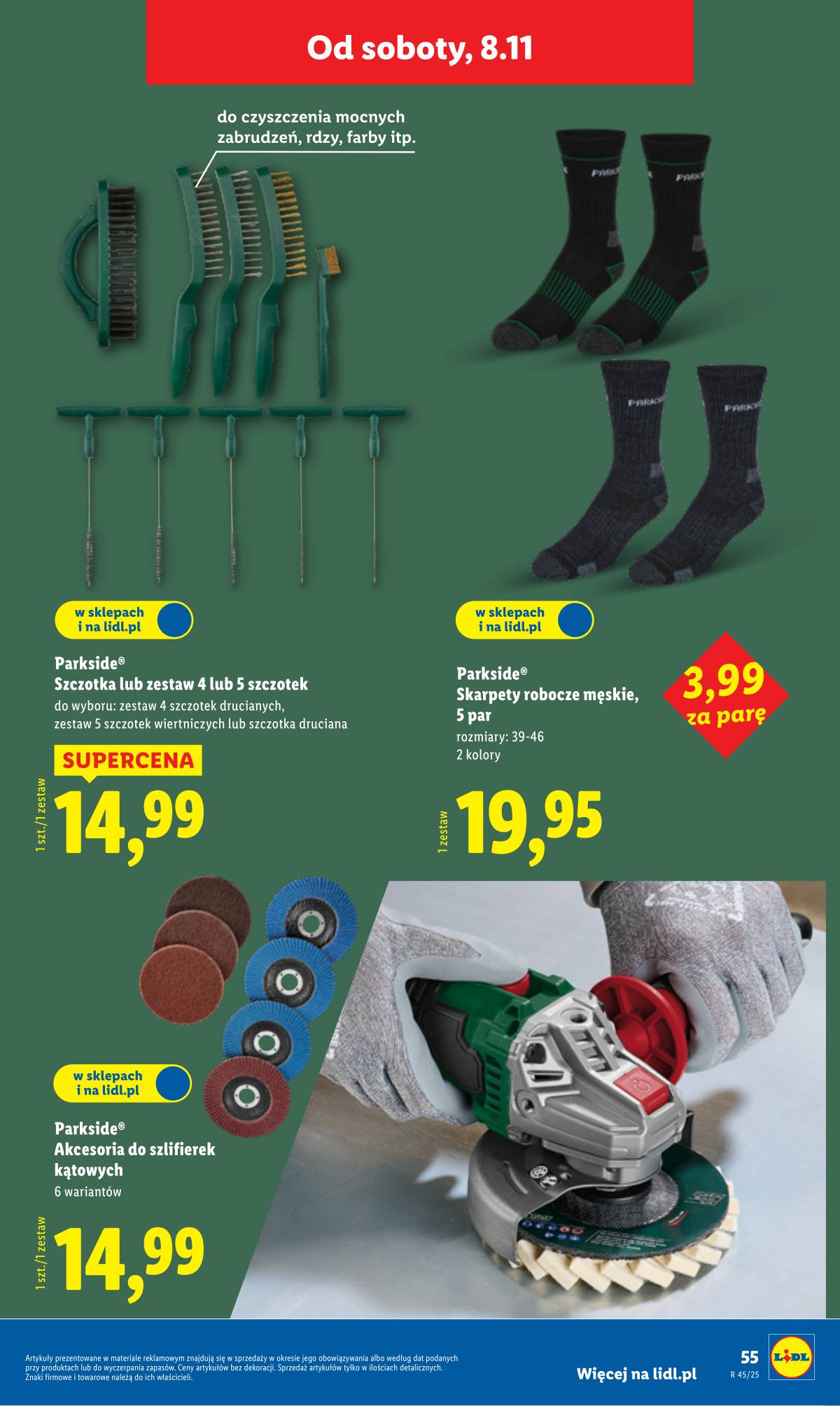 Lidl Lenkija - OFERTA WAŻNA OD 3.11 59 puslapis