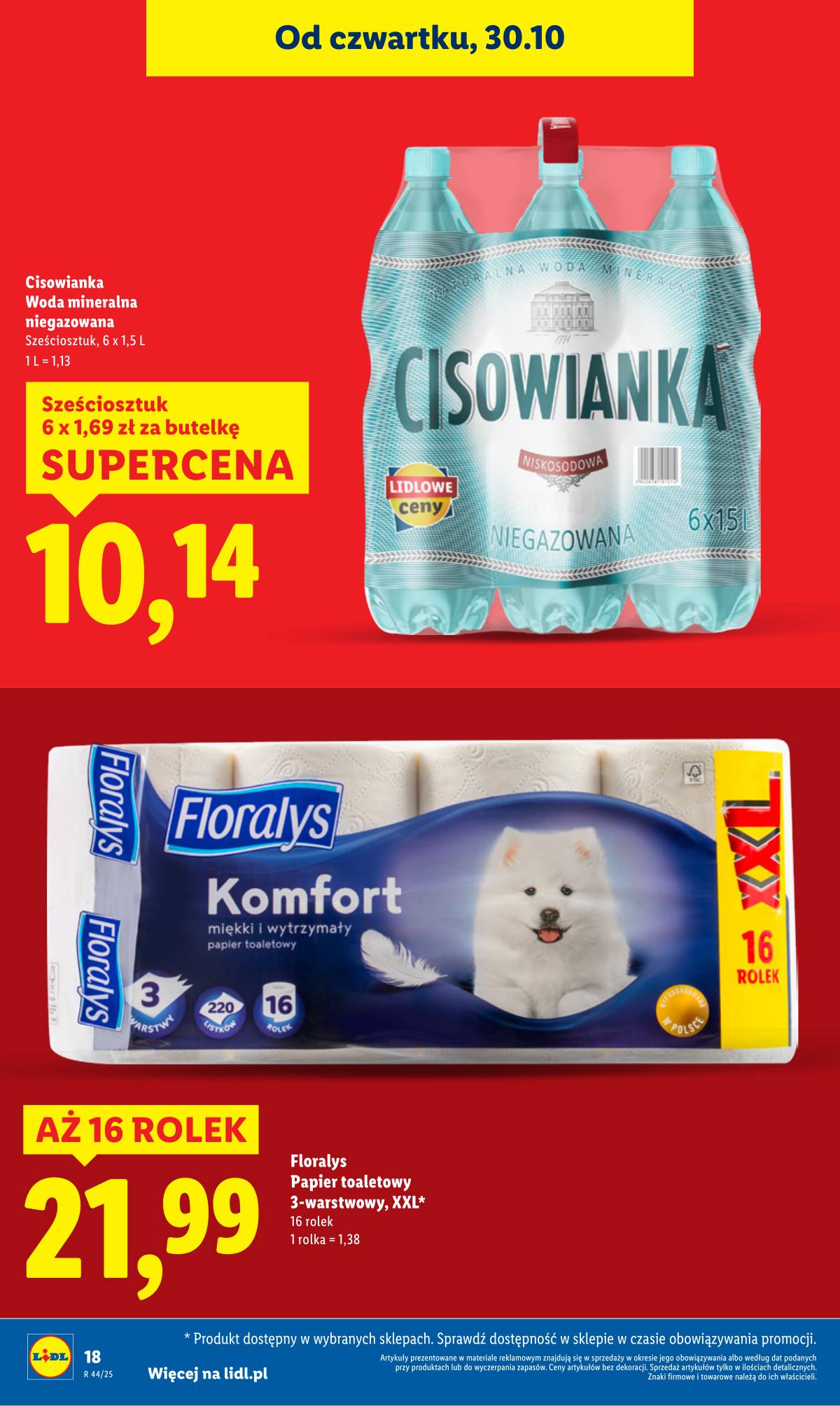 Lidl Lenkija - OFERTA WAŻNA OD 30.10 DO 31.10 18 puslapis