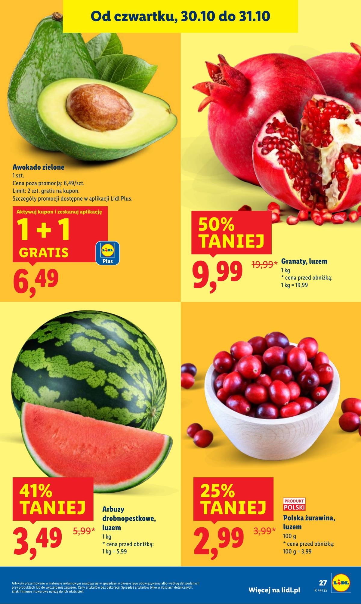 Lidl Lenkija - OFERTA WAŻNA OD 30.10 DO 31.10 29 puslapis