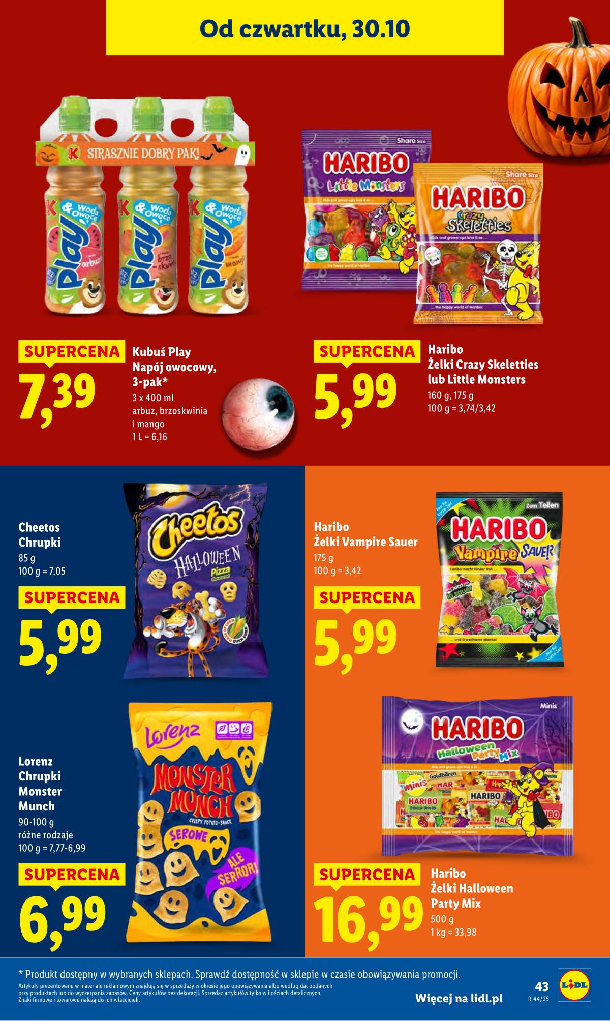 Lidl Lenkija - OFERTA WAŻNA OD 30.10 DO 31.10 45 puslapis