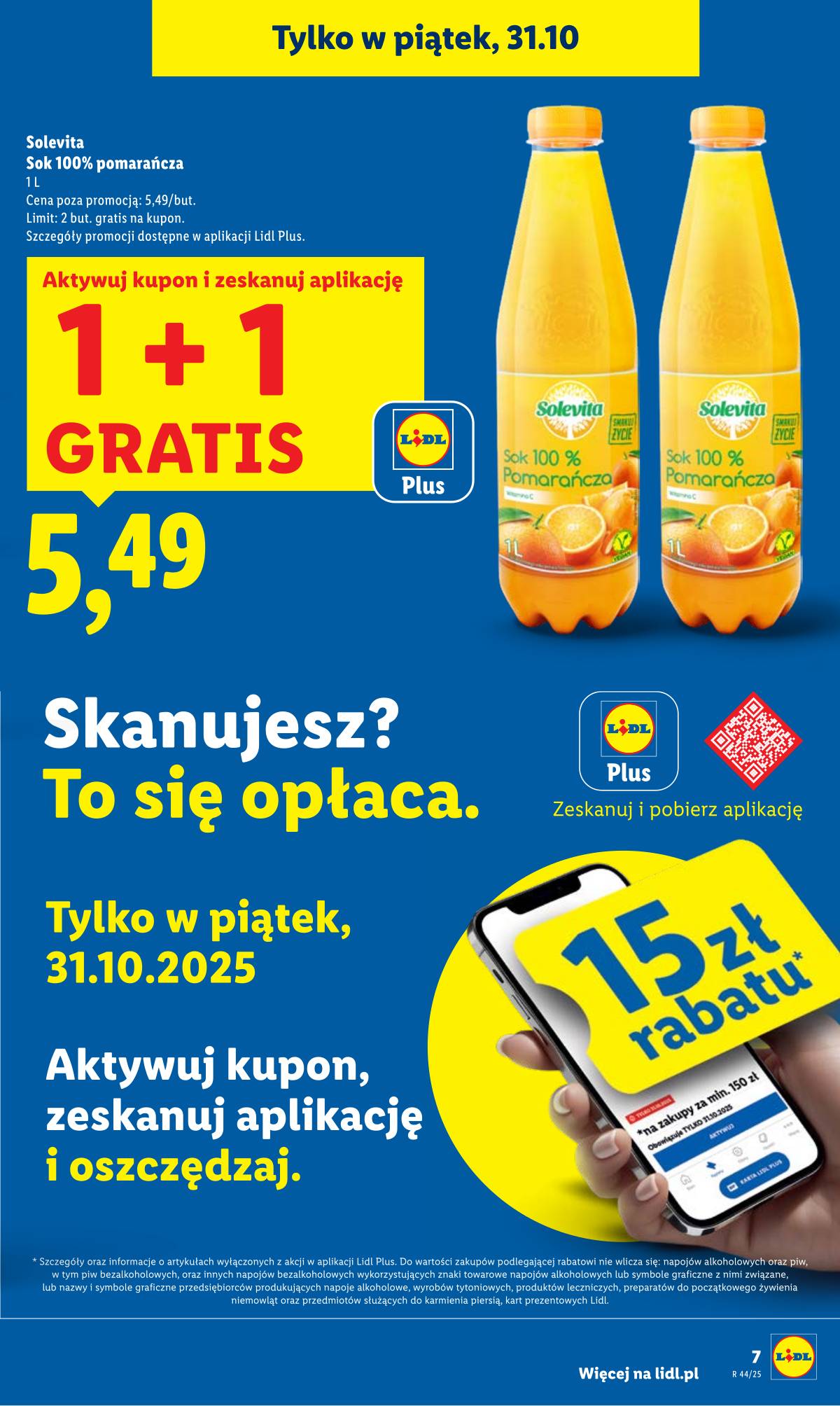 Lidl Lenkija - OFERTA WAŻNA OD 30.10 DO 31.10 7 puslapis