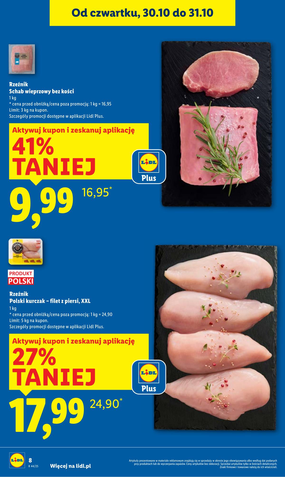 Lidl Lenkija - OFERTA WAŻNA OD 30.10 DO 31.10 8 puslapis