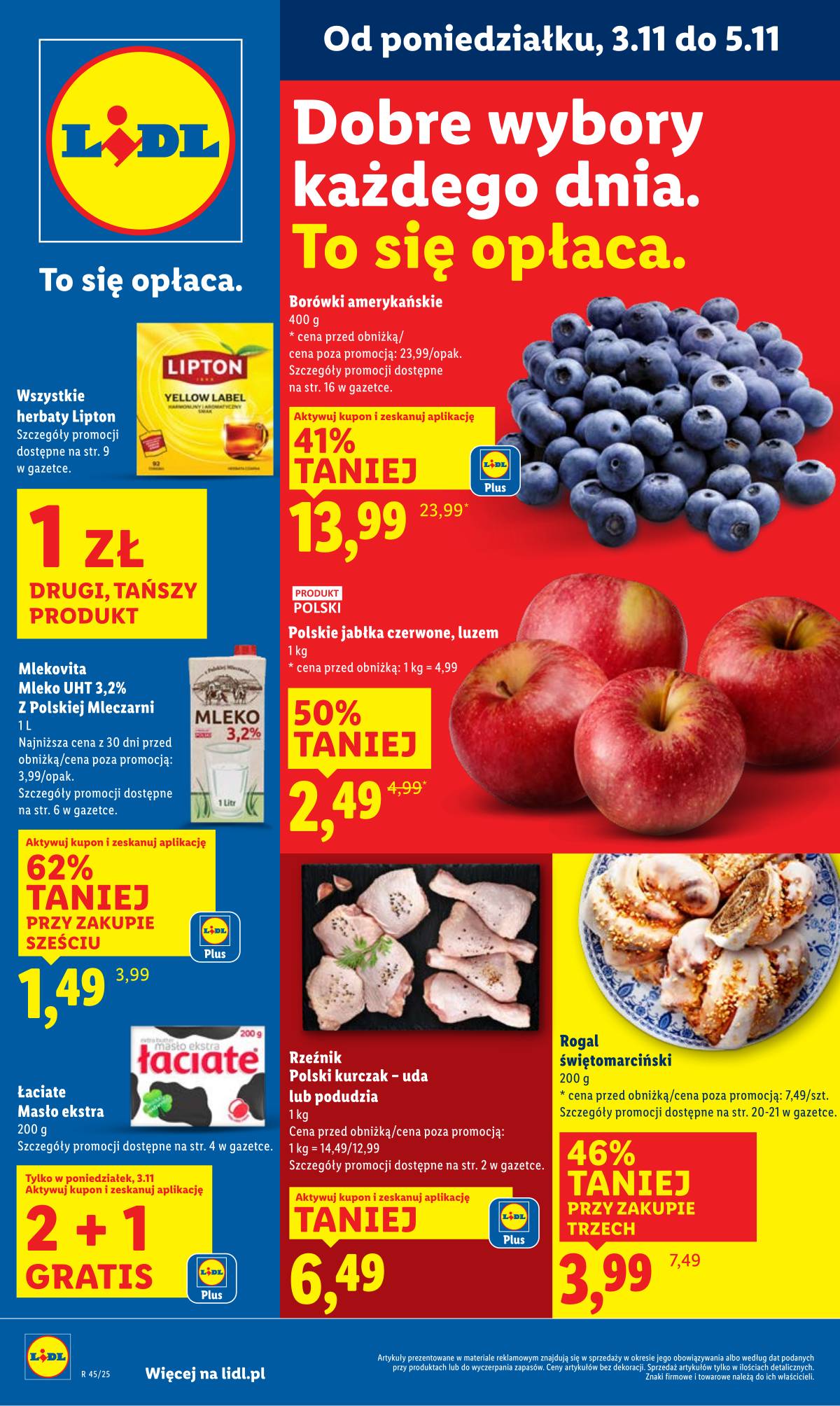 Lidl Lenkija - OFERTA WAŻNA OD 3.11 DO 5.11 1 puslapis