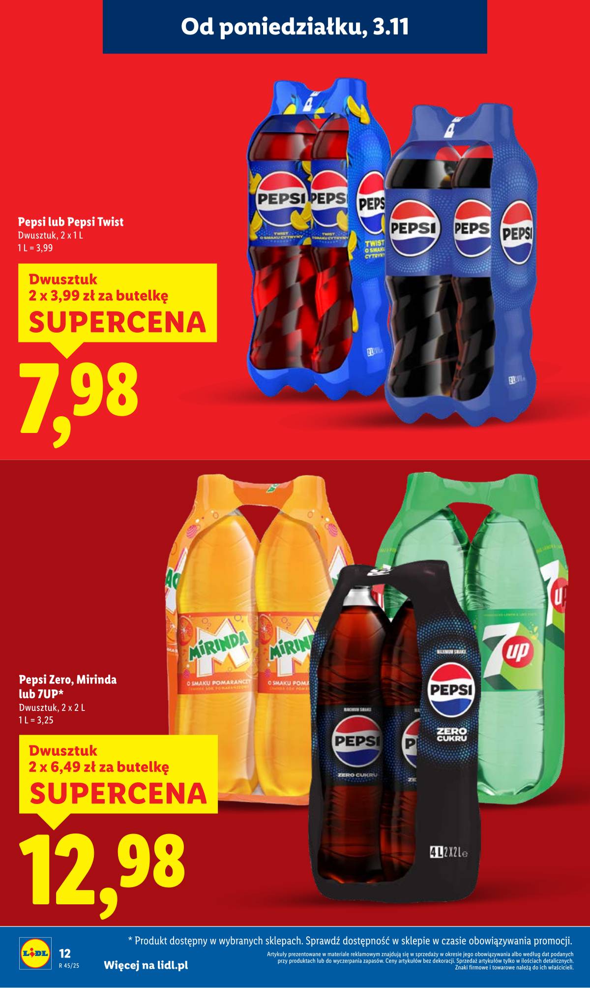 Lidl Lenkija - OFERTA WAŻNA OD 3.11 DO 5.11 12 puslapis