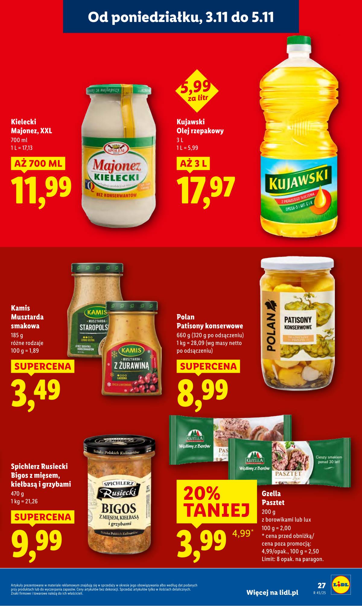Lidl Lenkija - OFERTA WAŻNA OD 3.11 DO 5.11 29 puslapis