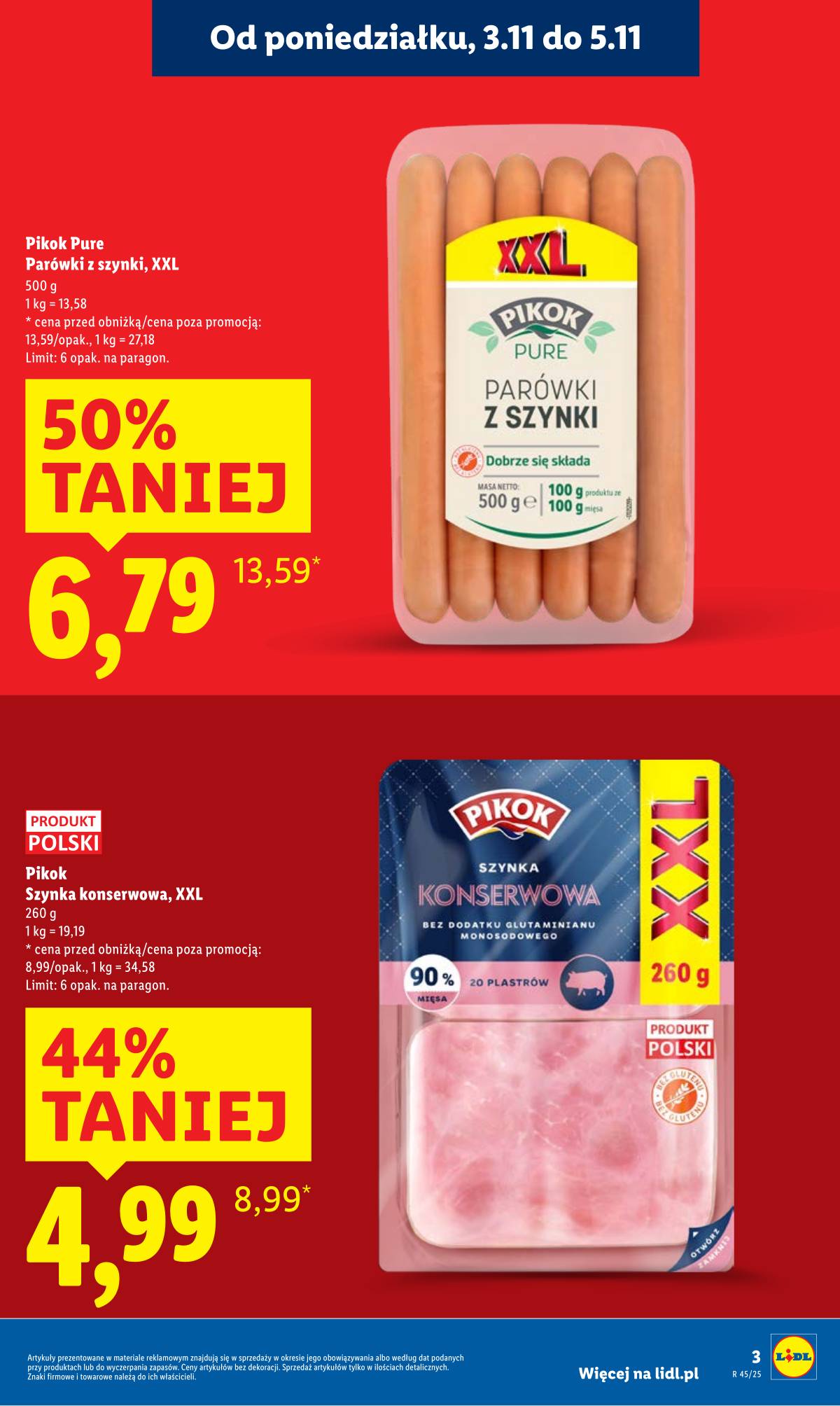 Lidl Lenkija - OFERTA WAŻNA OD 3.11 DO 5.11 3 puslapis