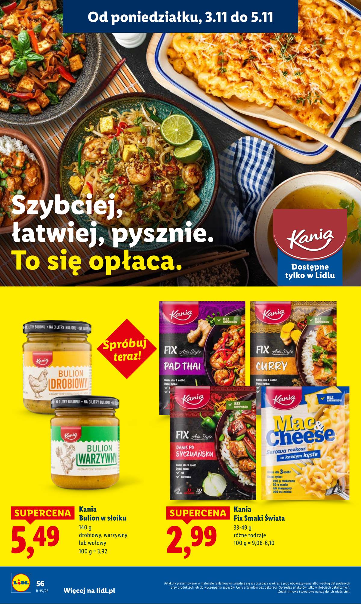 Lidl Lenkija - OFERTA WAŻNA OD 3.11 DO 5.11 58 puslapis