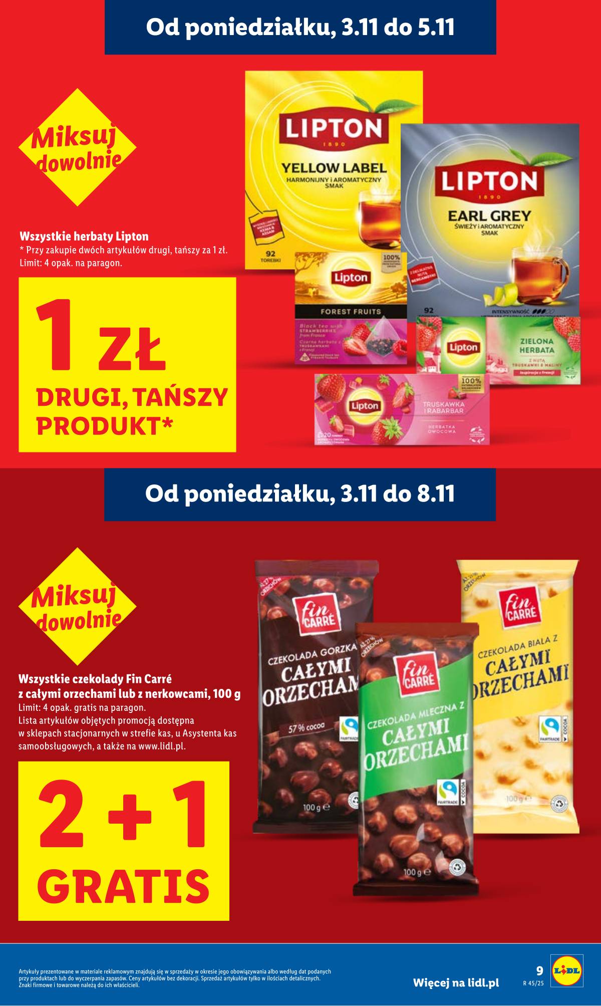 Lidl Lenkija - OFERTA WAŻNA OD 3.11 DO 5.11 9 puslapis