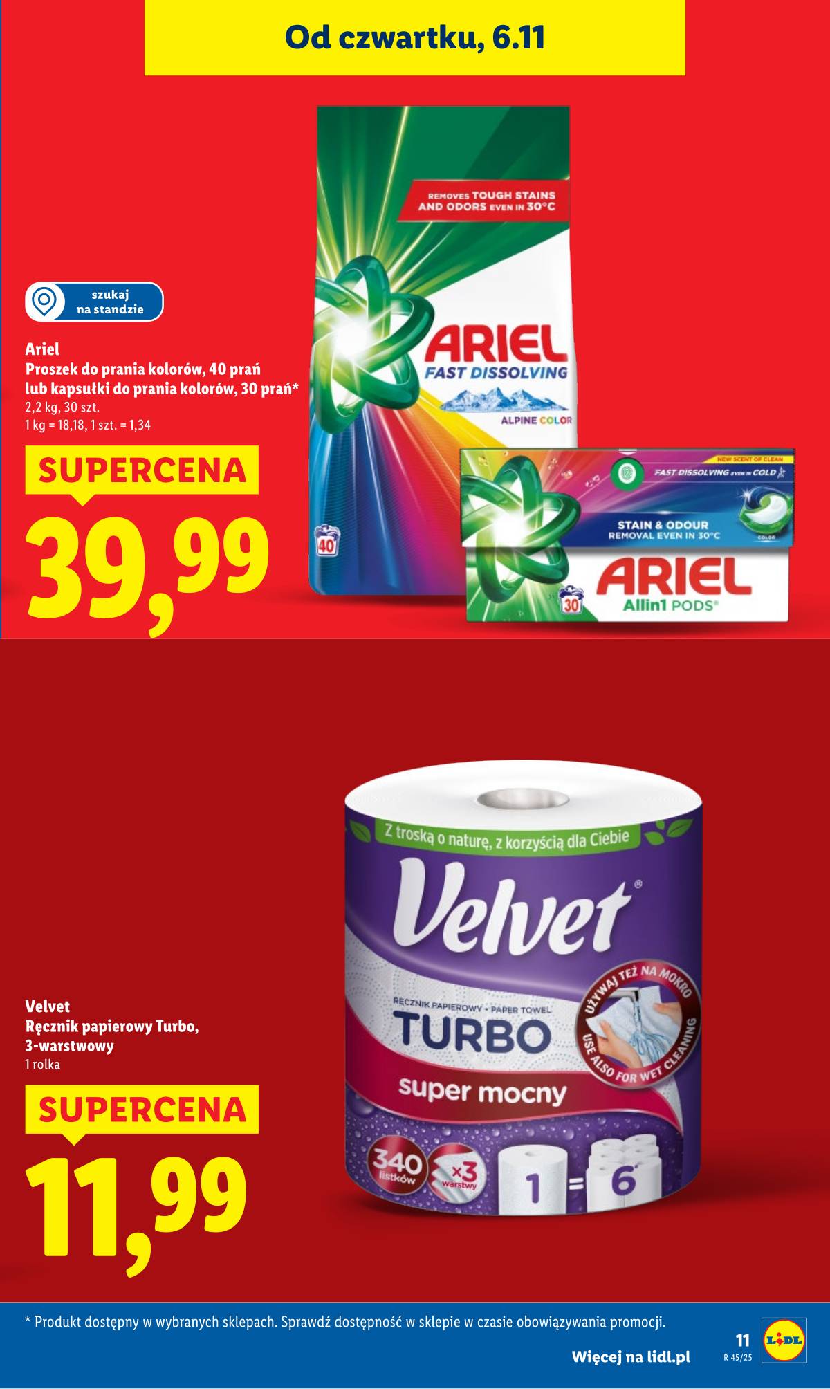 Lidl Lenkija - OFERTA WAŻNA OD 6.11 DO 8.11 11 puslapis