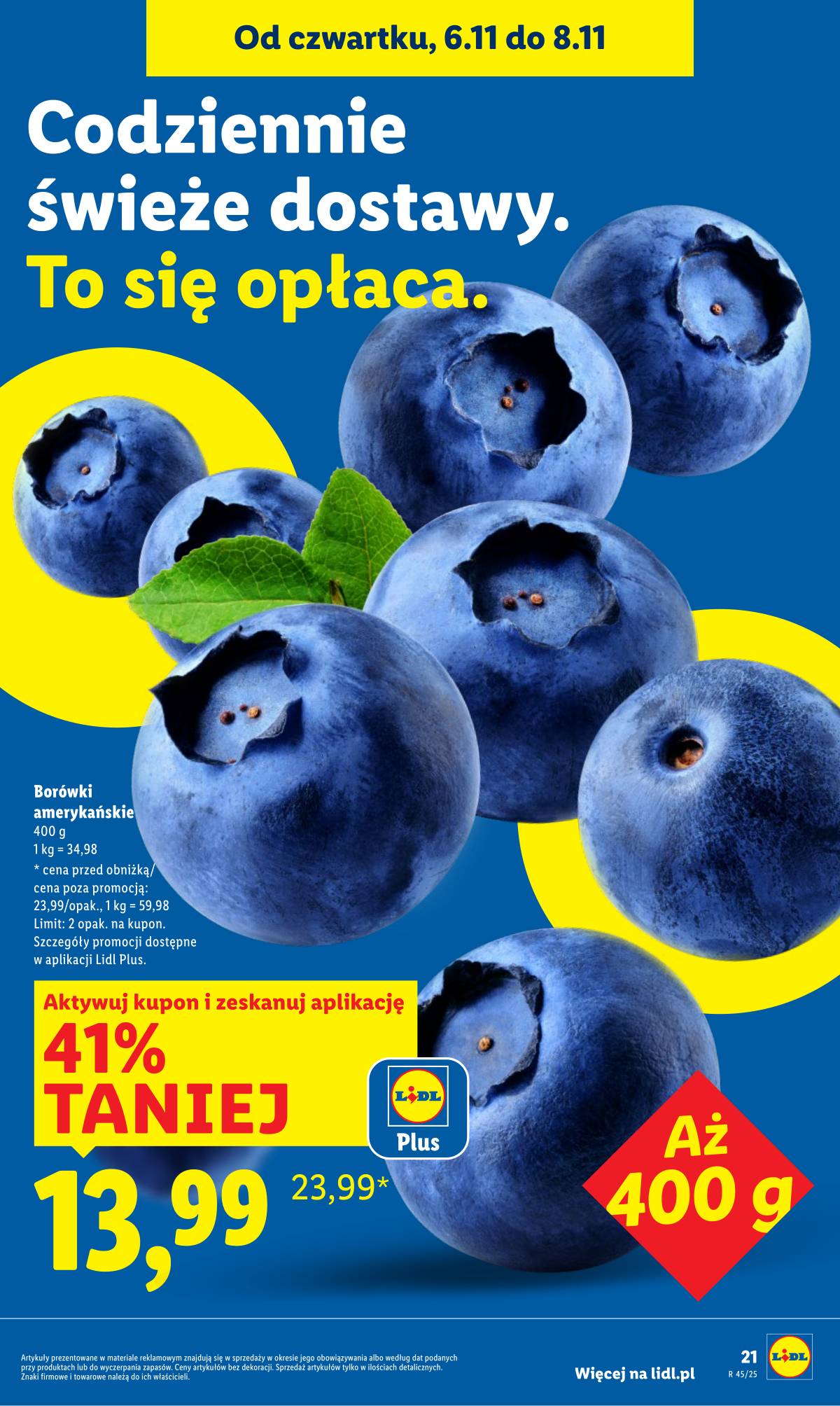 Lidl Lenkija - OFERTA WAŻNA OD 6.11 DO 8.11 21 puslapis