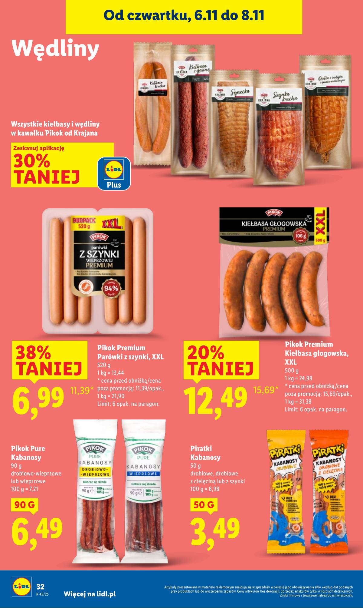 Lidl Lenkija - OFERTA WAŻNA OD 6.11 DO 8.11 32 puslapis