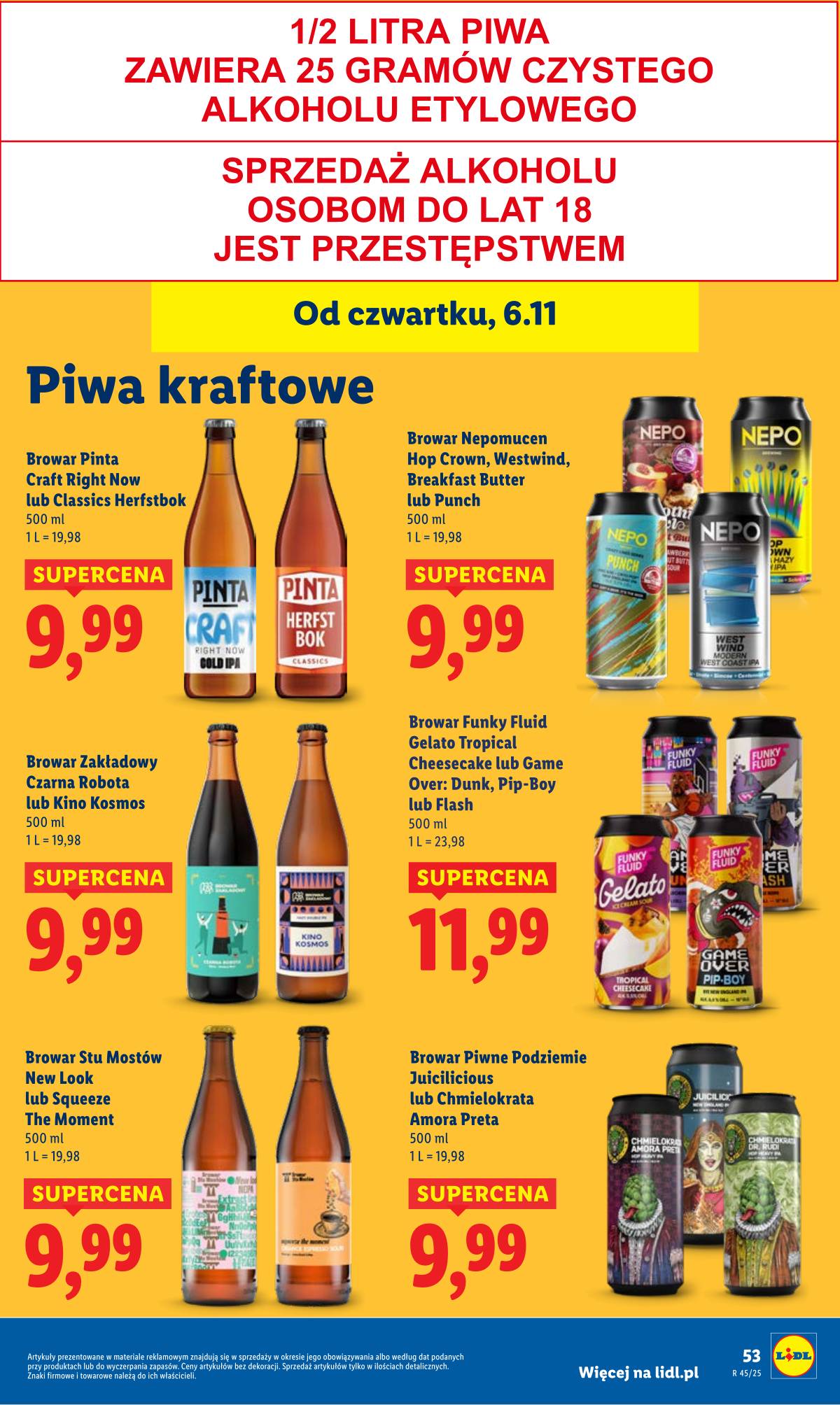 Lidl Lenkija - OFERTA WAŻNA OD 6.11 DO 8.11 59 puslapis
