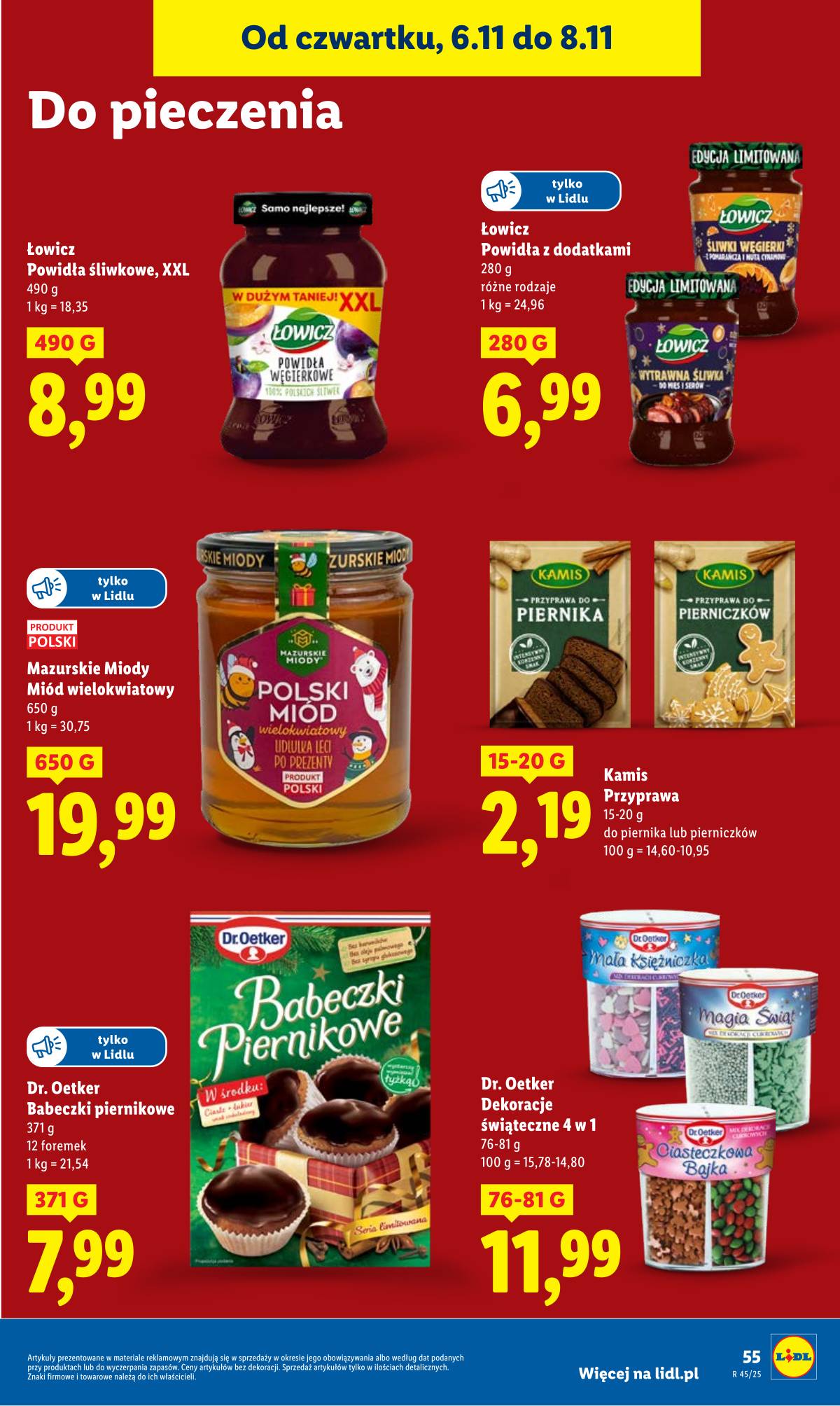 Lidl Lenkija - OFERTA WAŻNA OD 6.11 DO 8.11 61 puslapis