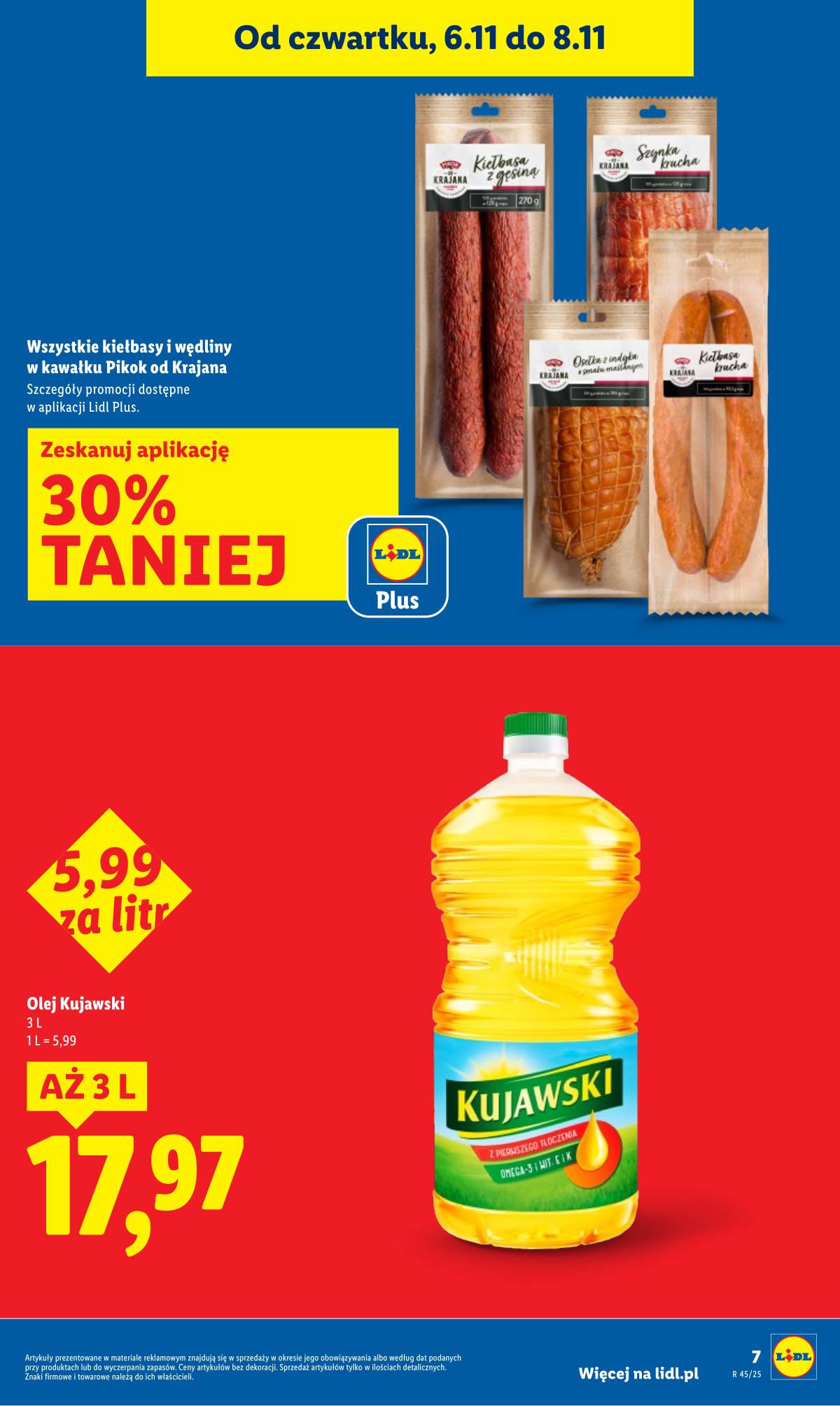 Lidl Lenkija - OFERTA WAŻNA OD 6.11 DO 8.11 7 puslapis