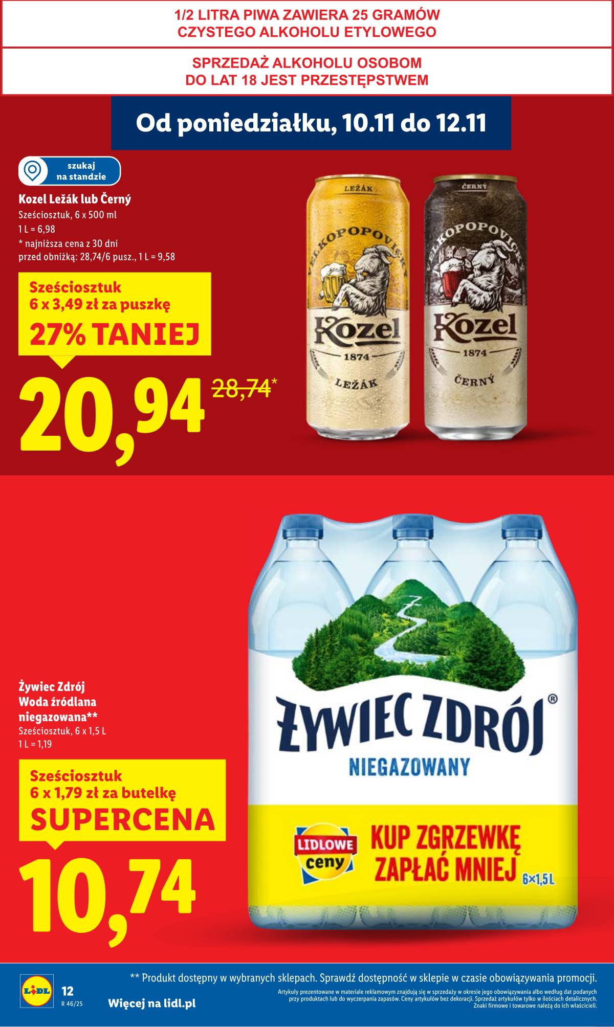 Lidl Lenkija - OFERTA WAŻNA OD 10.11 DO 12.11 12 puslapis