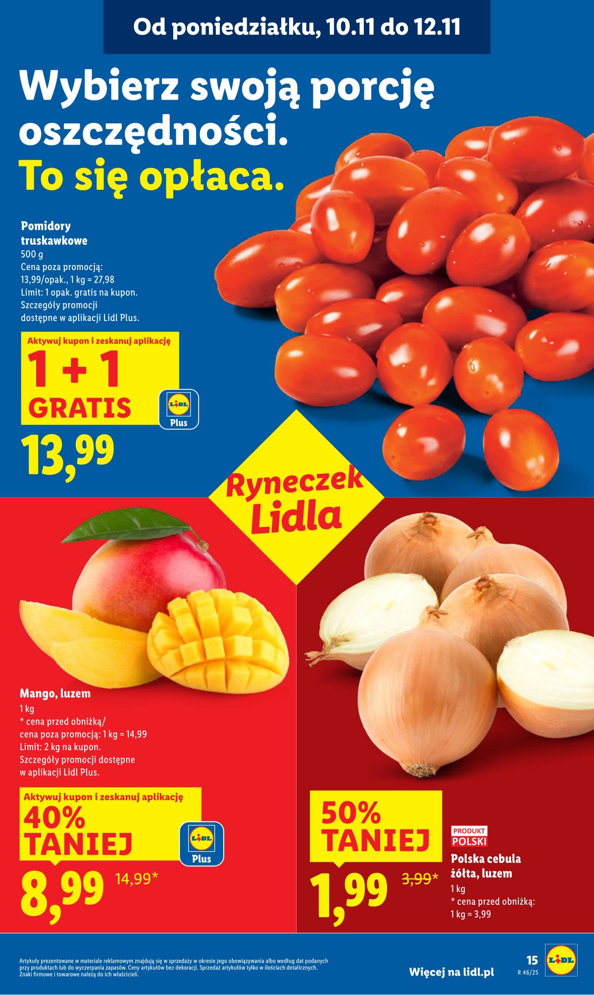Lidl Lenkija - OFERTA WAŻNA OD 10.11 DO 12.11 15 puslapis