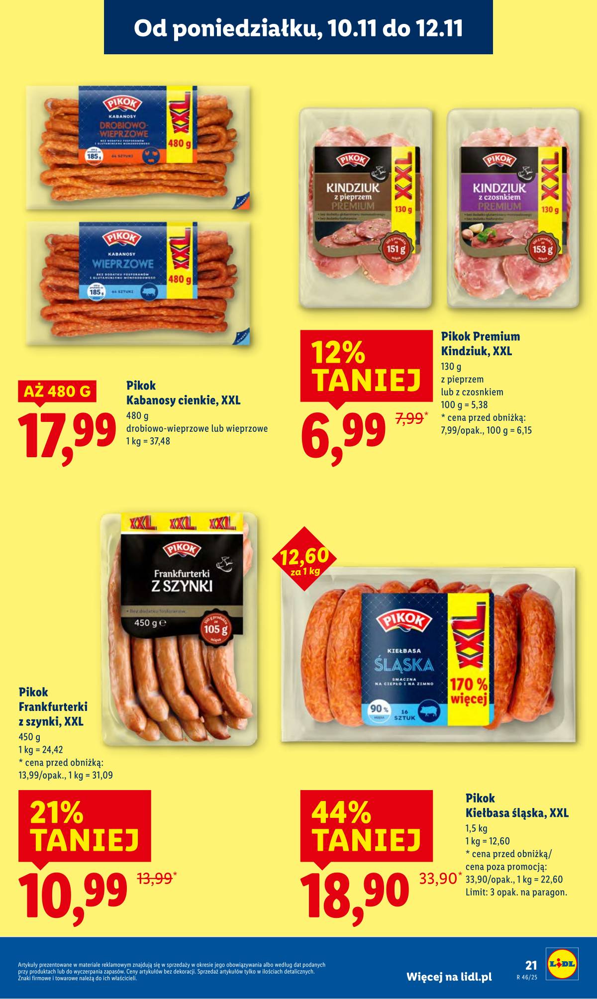 Lidl Lenkija - OFERTA WAŻNA OD 10.11 DO 12.11 21 puslapis