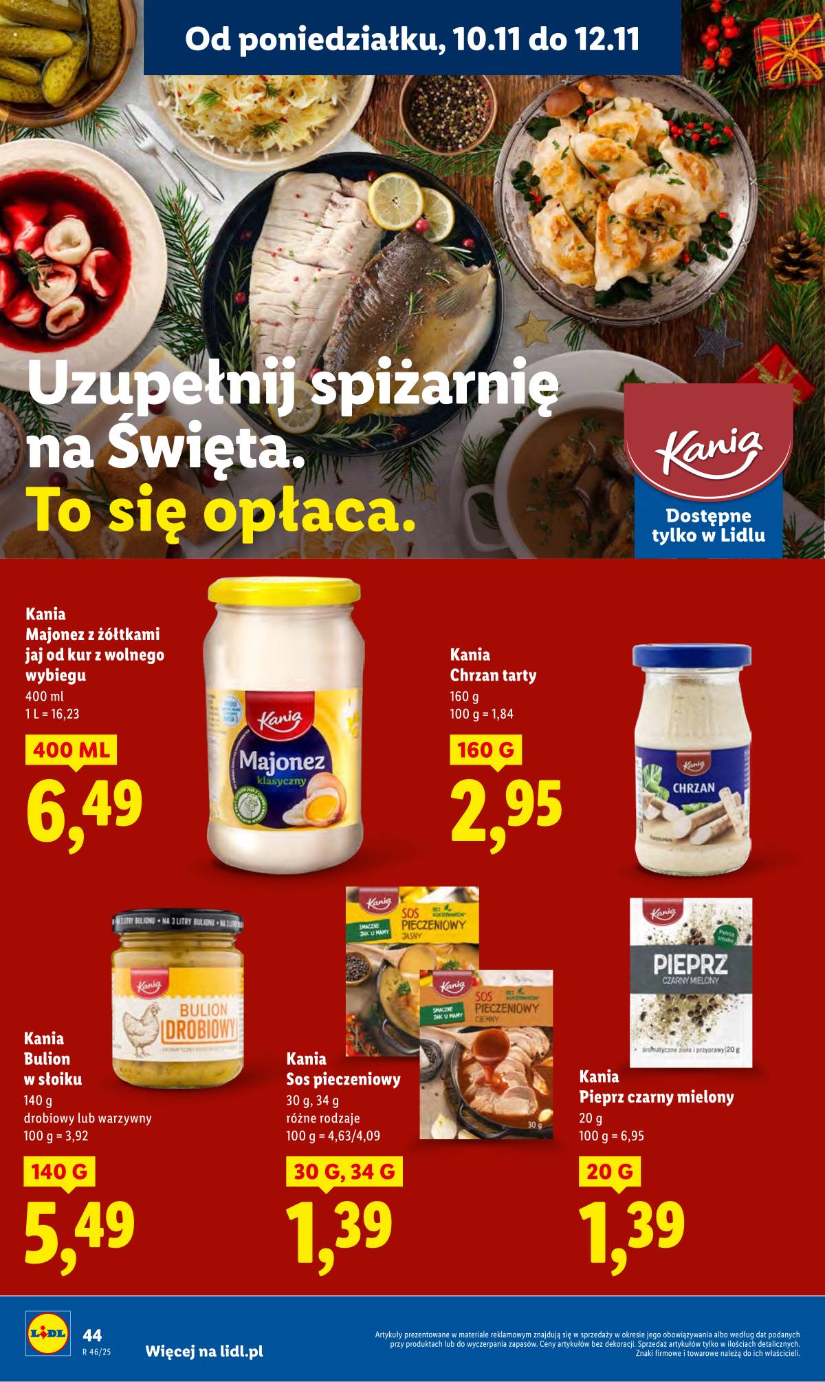 Lidl Lenkija - OFERTA WAŻNA OD 10.11 DO 12.11 44 puslapis