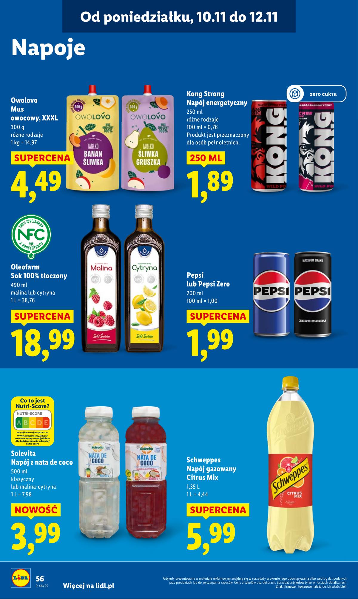 Lidl Lenkija - OFERTA WAŻNA OD 10.11 DO 12.11 58 puslapis