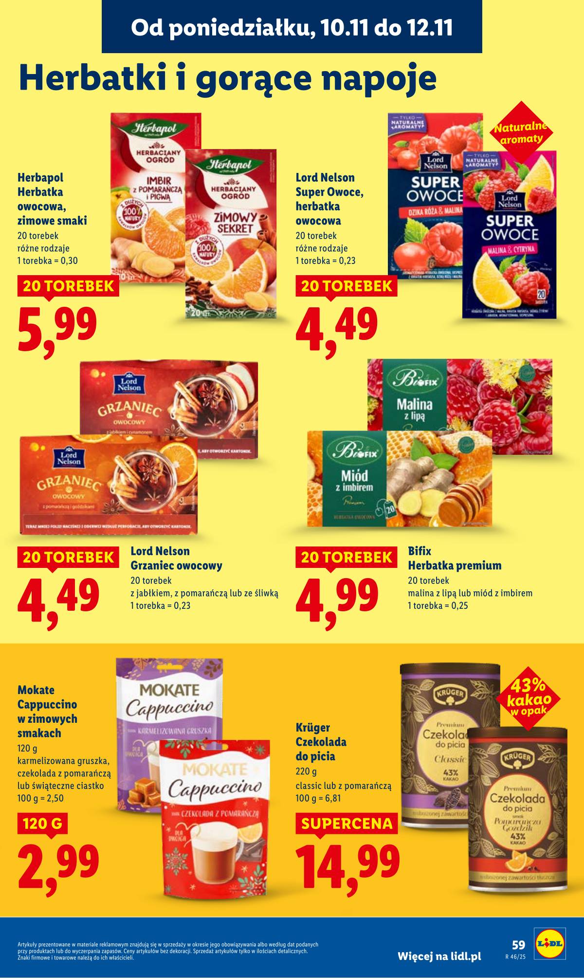Lidl Lenkija - OFERTA WAŻNA OD 10.11 DO 12.11 61 puslapis