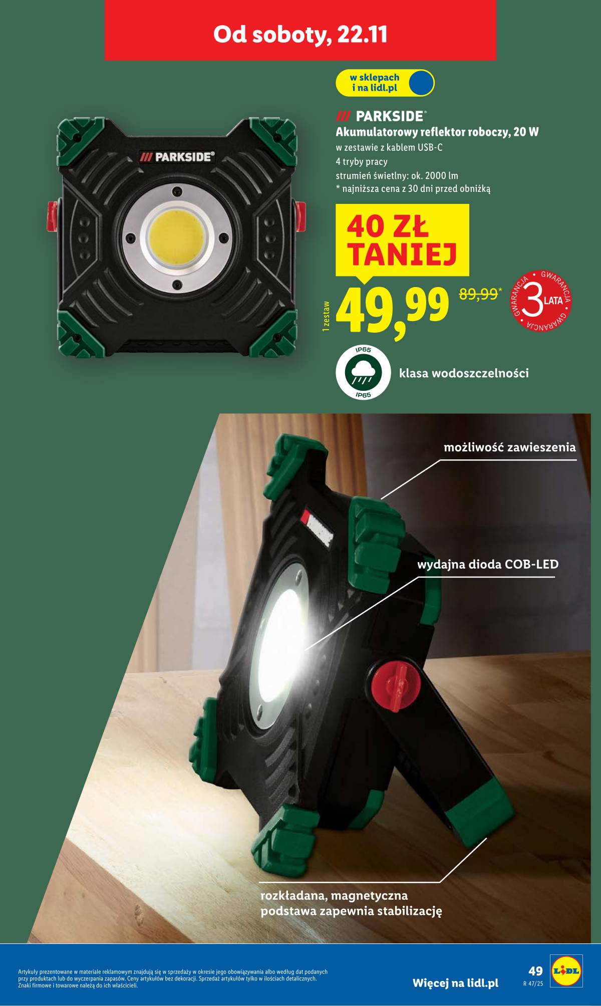 Lidl Lenkija - OFERTA WAŻNA OD 17.11 55 puslapis