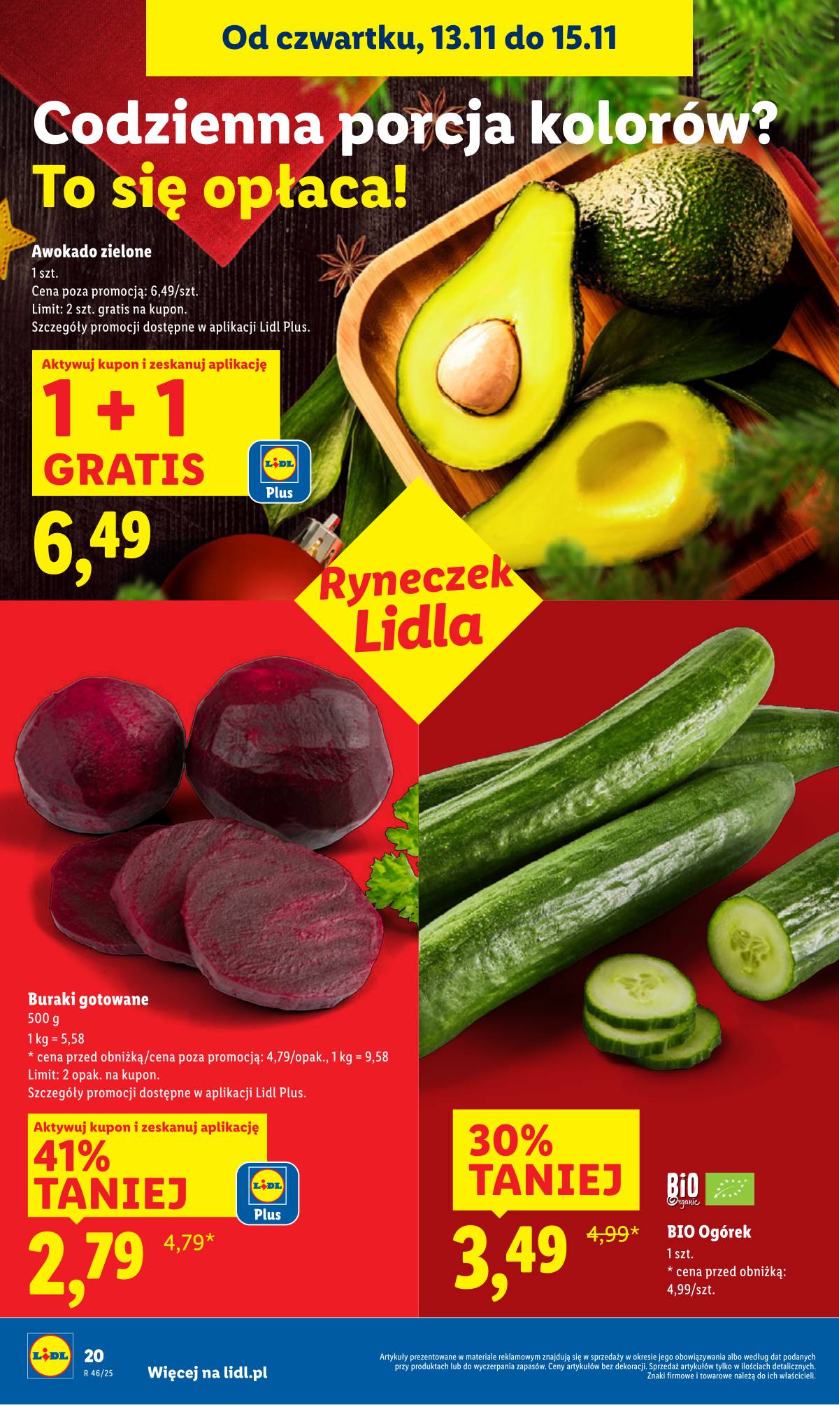 Lidl Lenkija - OFERTA WAŻNA OD 13.11 DO 15.11 20 puslapis