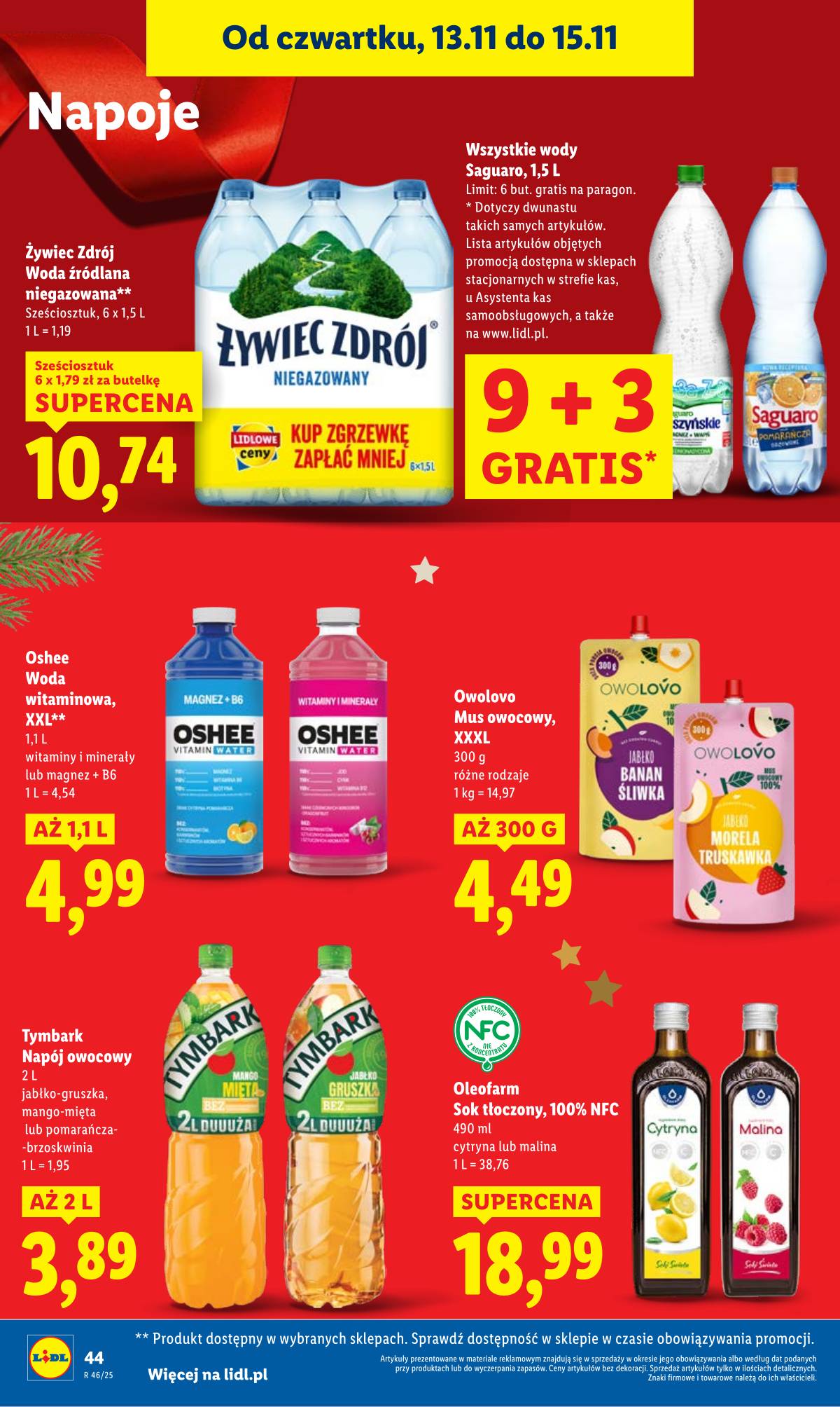 Lidl Lenkija - OFERTA WAŻNA OD 13.11 DO 15.11 44 puslapis
