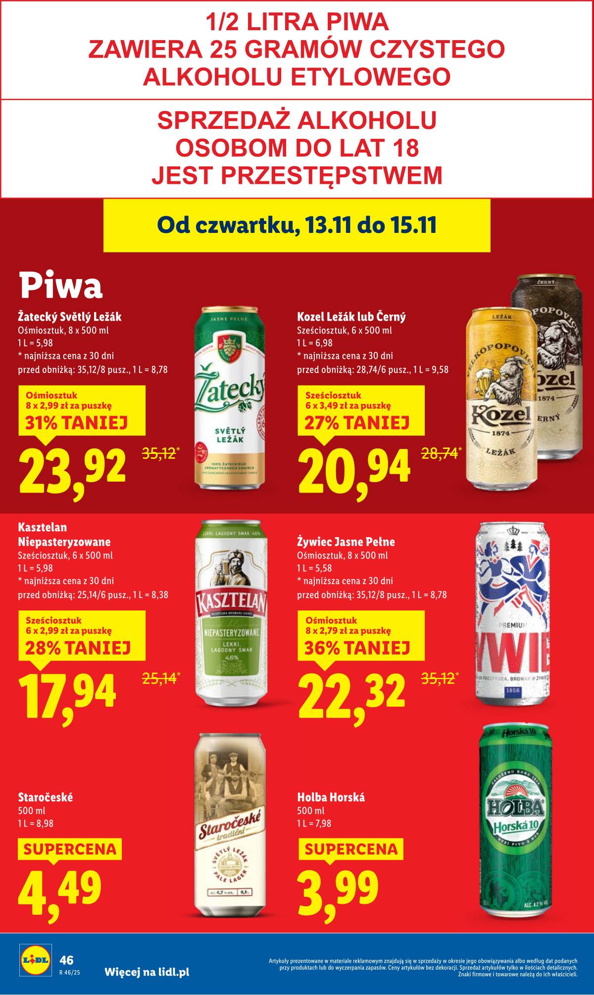 Lidl Lenkija - OFERTA WAŻNA OD 13.11 DO 15.11 48 puslapis