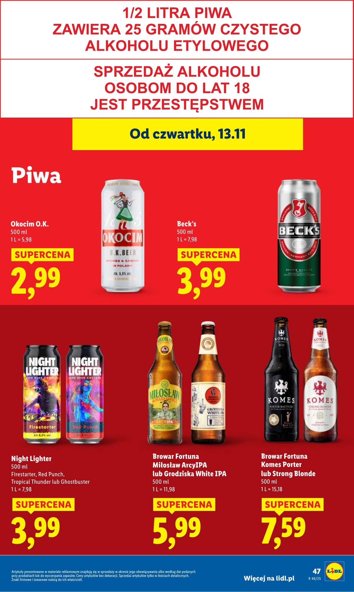 Lidl Lenkija - OFERTA WAŻNA OD 13.11 DO 15.11 49 puslapis