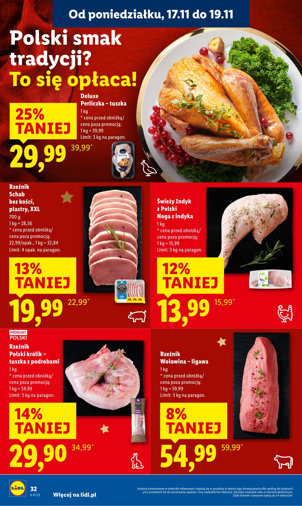 Lidl Lenkija - OFERTA WAŻNA OD 17.11 DO 19.11 32 puslapis