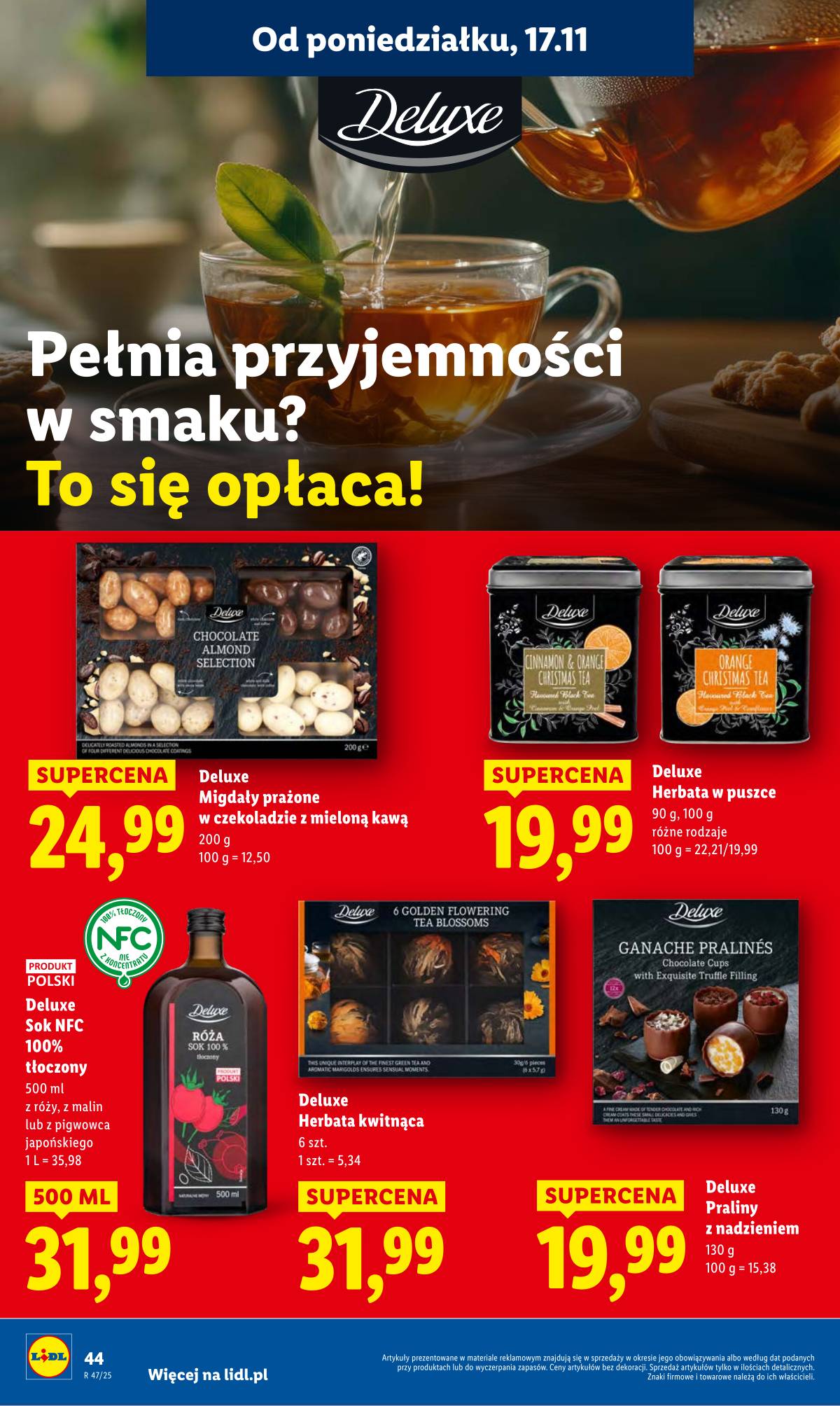 Lidl Lenkija - OFERTA WAŻNA OD 17.11 DO 19.11 44 puslapis