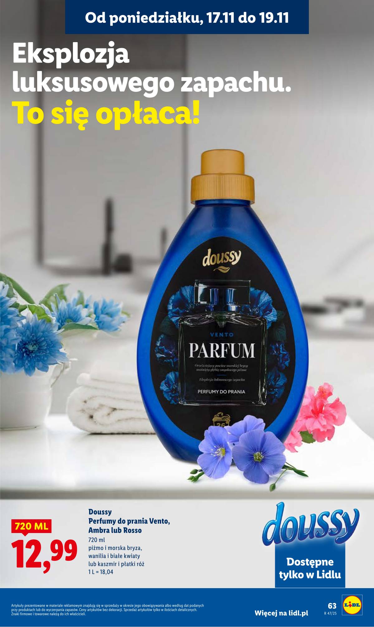 Lidl Lenkija - OFERTA WAŻNA OD 17.11 DO 19.11 63 puslapis