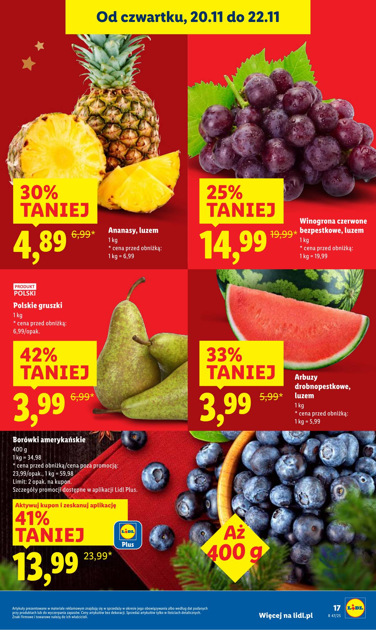 Lidl Lenkija - OFERTA WAŻNA OD 20.11 DO 22.11 19 puslapis