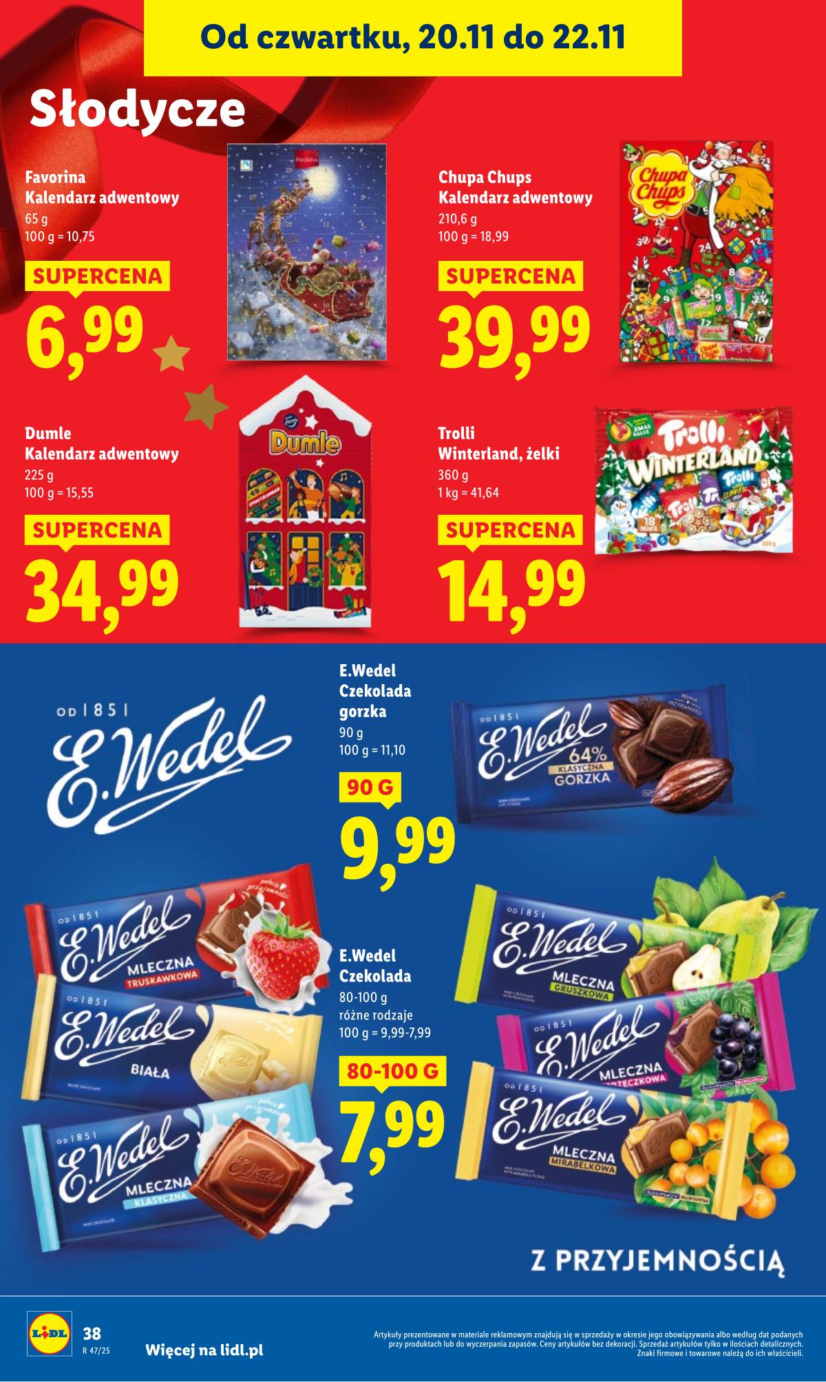 Lidl Lenkija - OFERTA WAŻNA OD 20.11 DO 22.11 40 puslapis