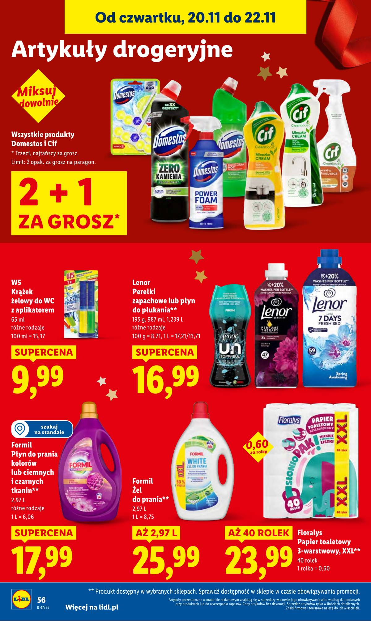 Lidl Lenkija - OFERTA WAŻNA OD 20.11 DO 22.11 60 puslapis