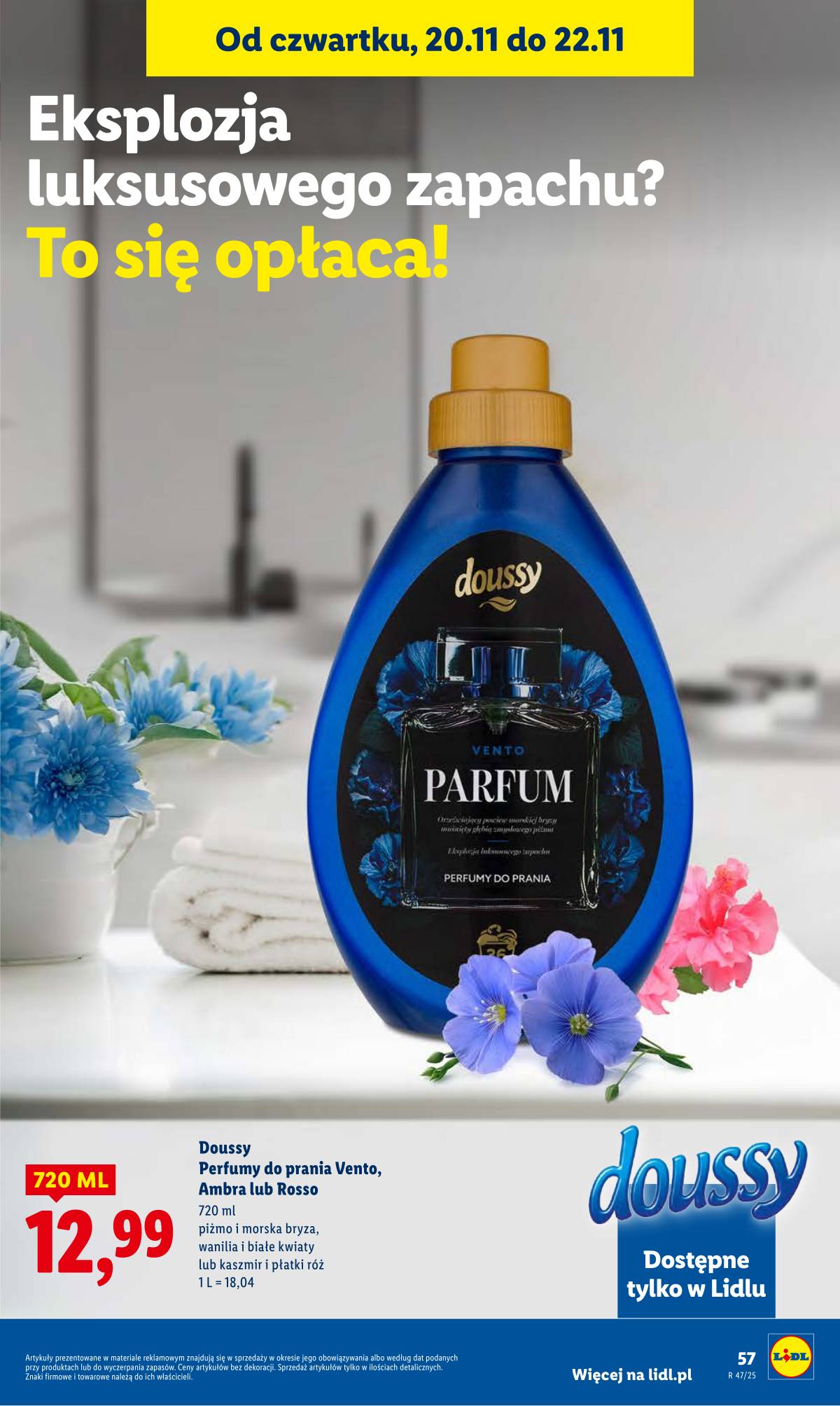 Lidl Lenkija - OFERTA WAŻNA OD 20.11 DO 22.11 61 puslapis