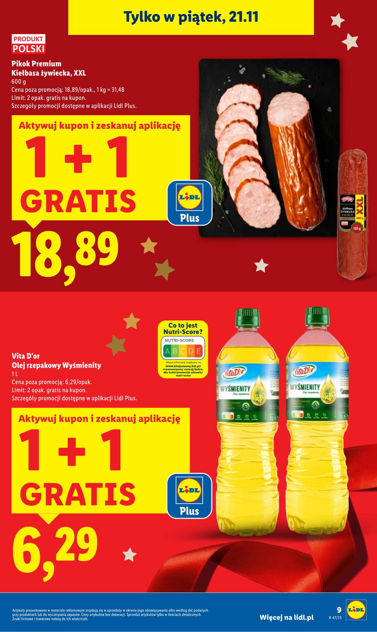 Lidl Lenkija - OFERTA WAŻNA OD 20.11 DO 22.11 9 puslapis