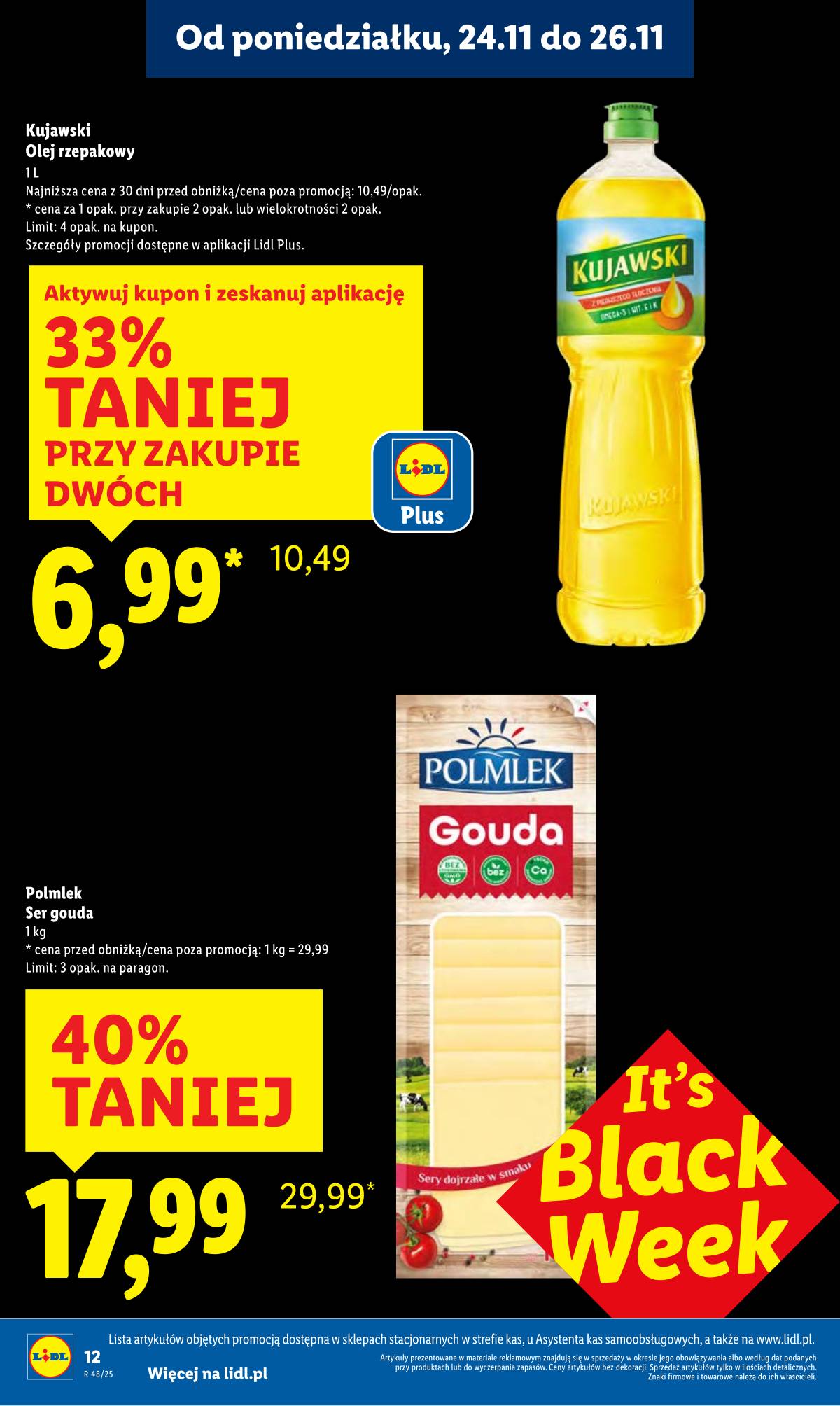 Lidl Lenkija - OFERTA WAŻNA OD 24.11 DO 26.11 12 puslapis