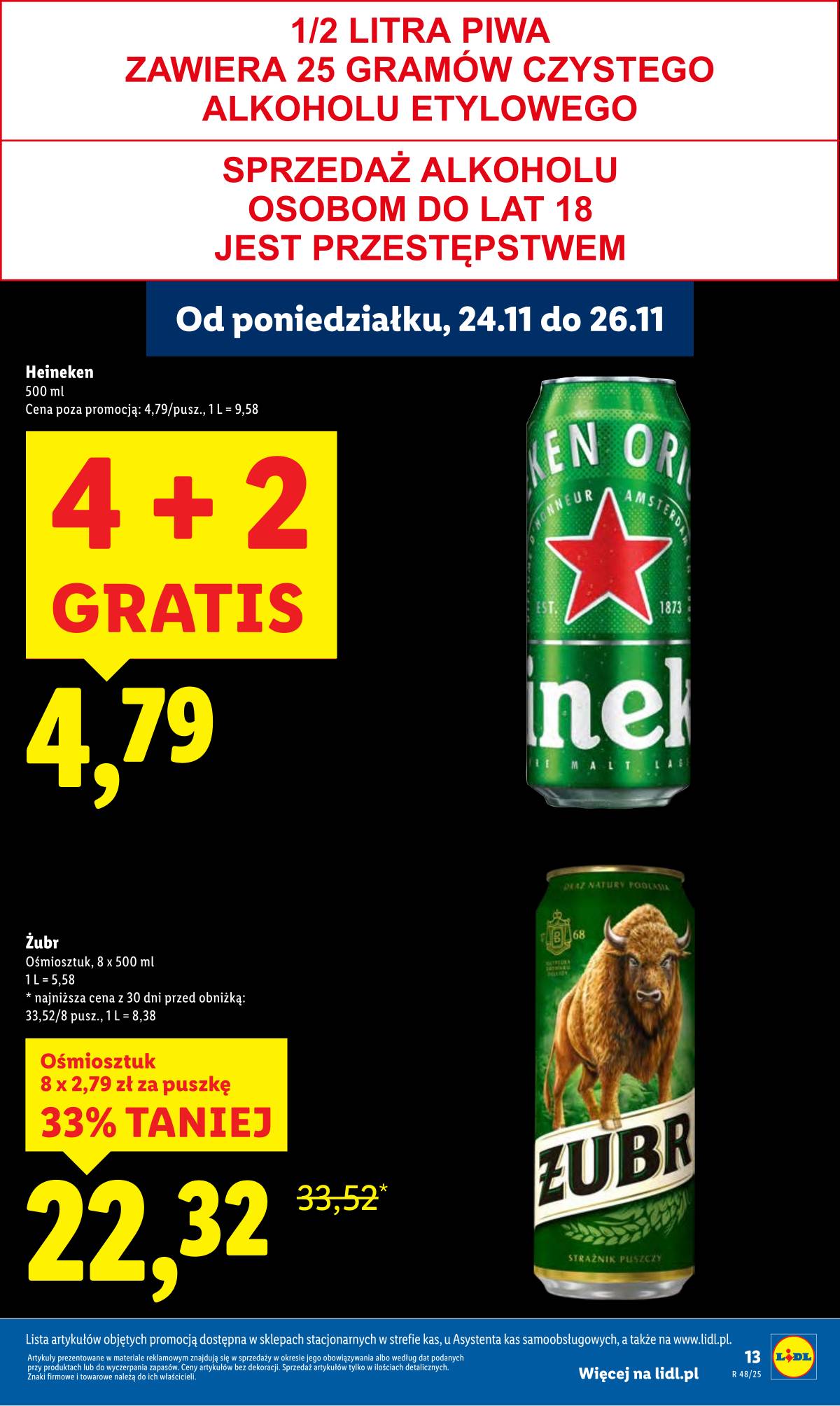 Lidl Lenkija - OFERTA WAŻNA OD 24.11 DO 26.11 13 puslapis