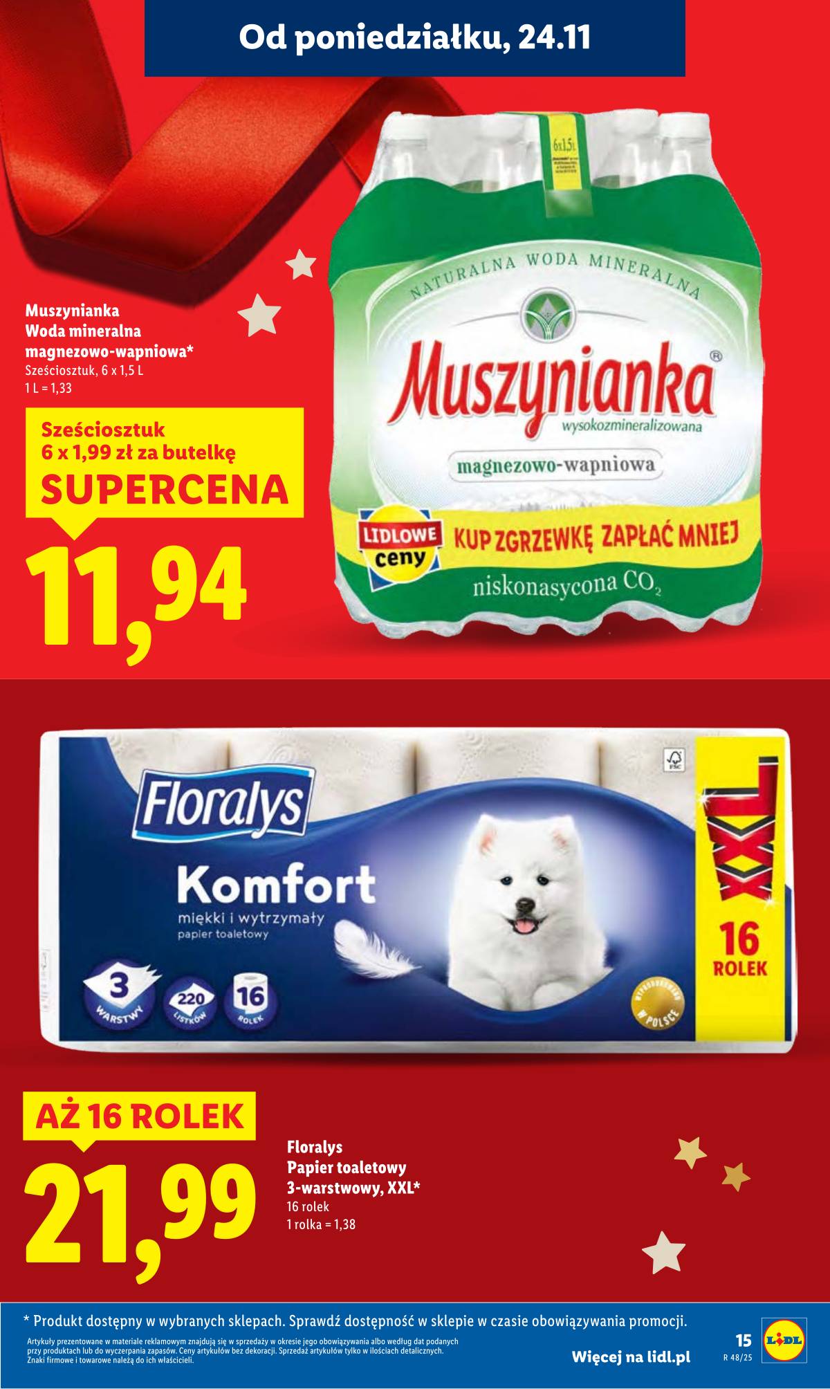 Lidl Lenkija - OFERTA WAŻNA OD 24.11 DO 26.11 15 puslapis