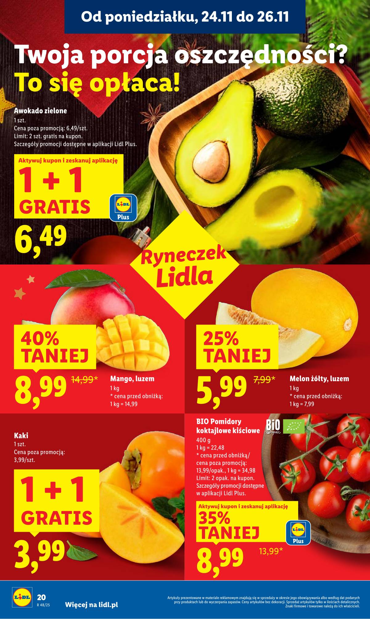 Lidl Lenkija - OFERTA WAŻNA OD 24.11 DO 26.11 20 puslapis